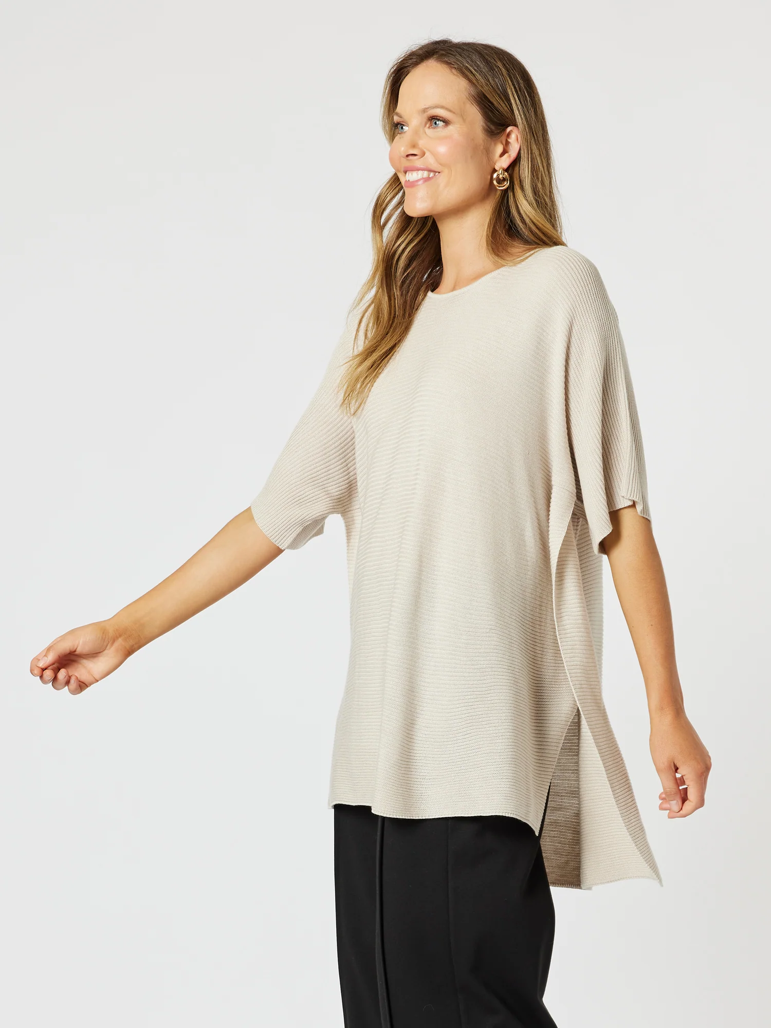 Relax Rib Knit - Natural
