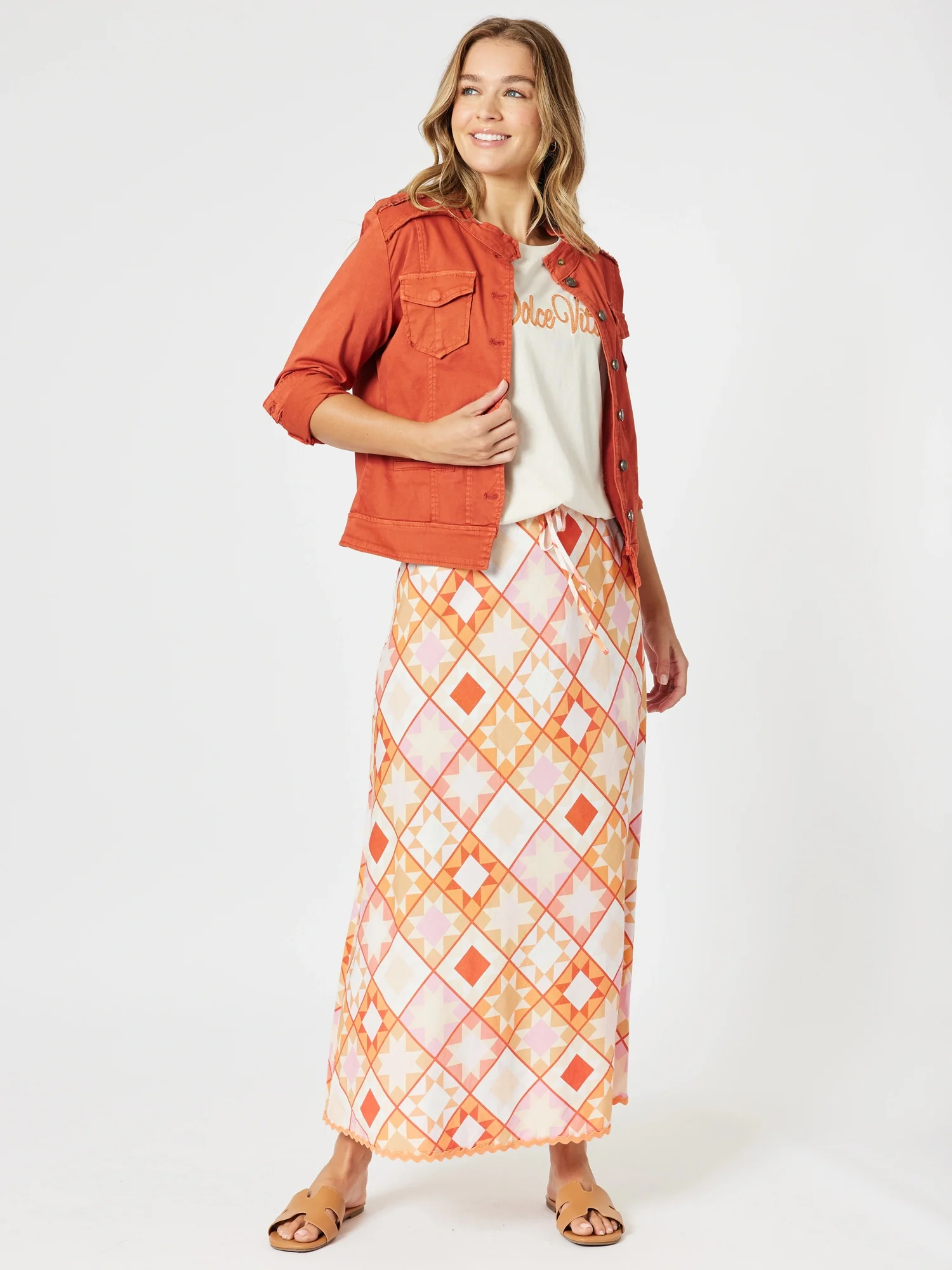 Dolce Vita Tee - Natural