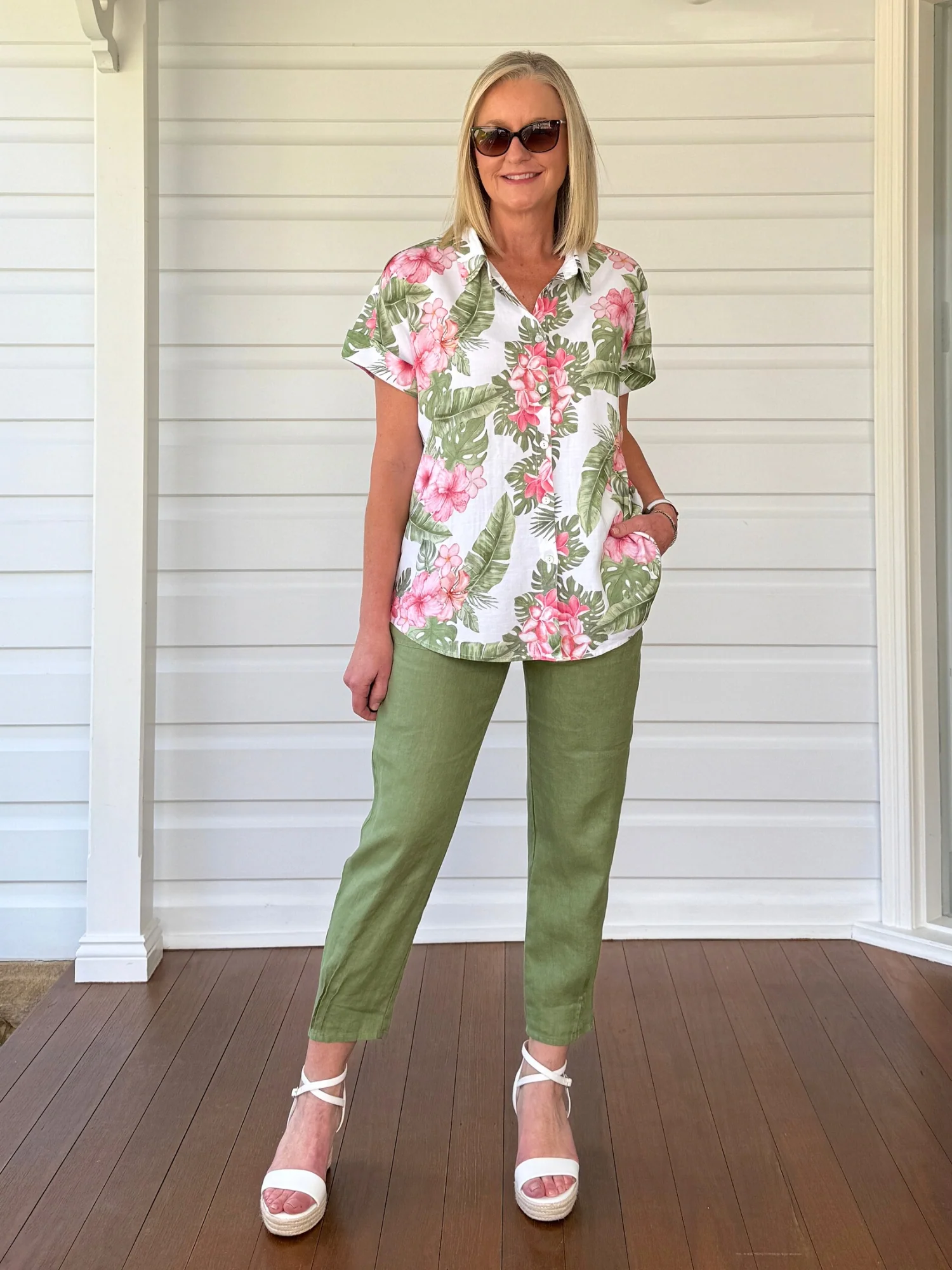 Caledonia Floral Print Shirt - Multi