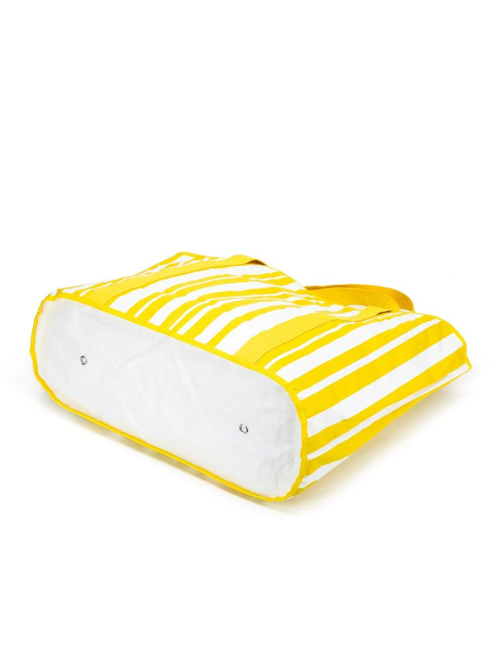 Sabbia Beach Bag Large - Yellow Stripe
