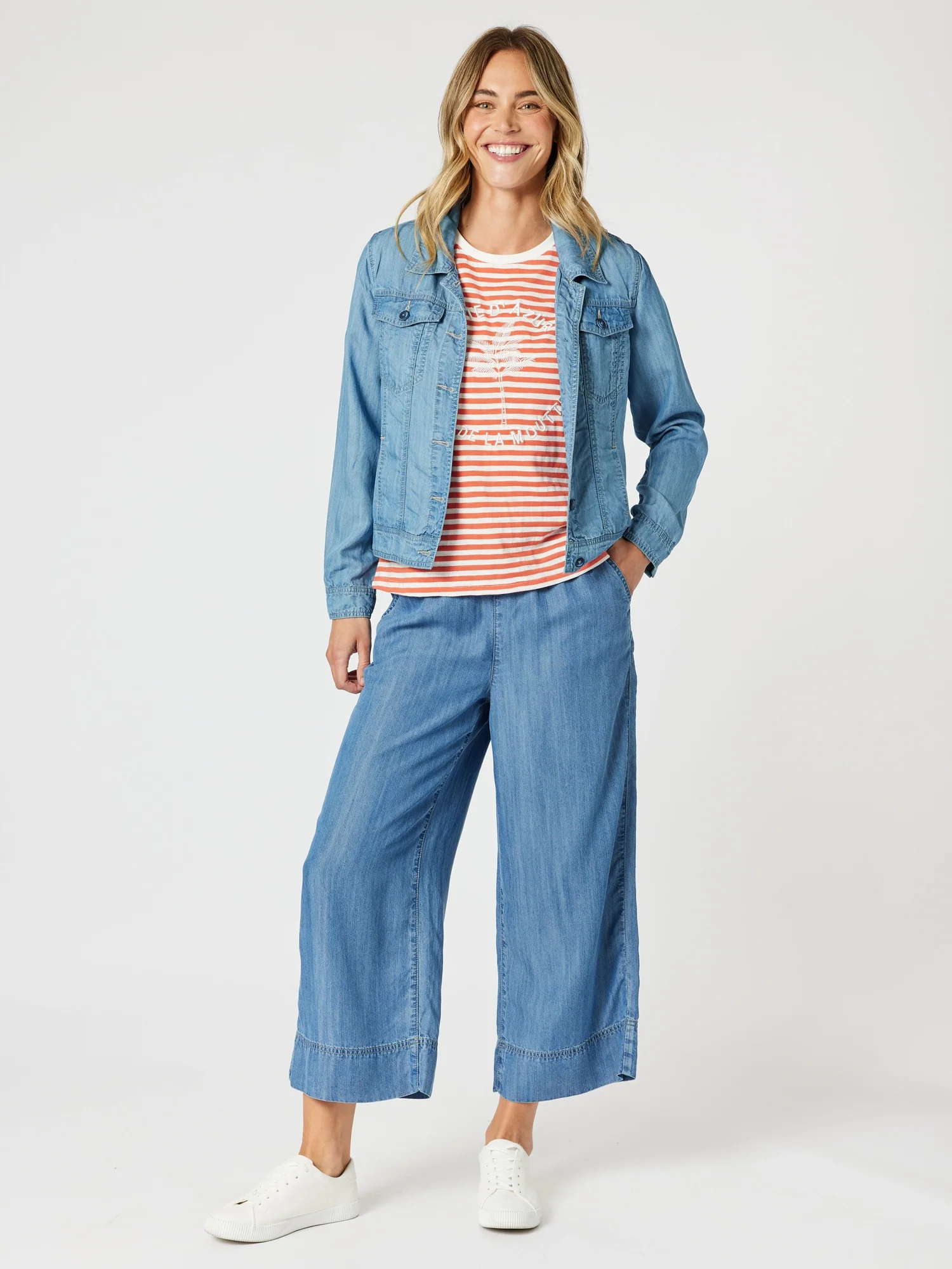 Sandie Denim Jacket - Denim