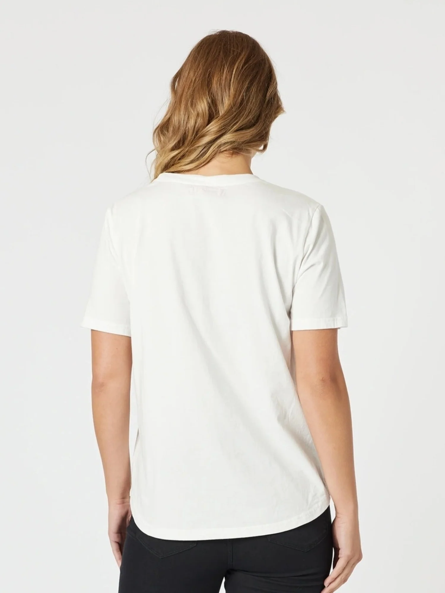 Caffe Print T-Shirt - Ivory