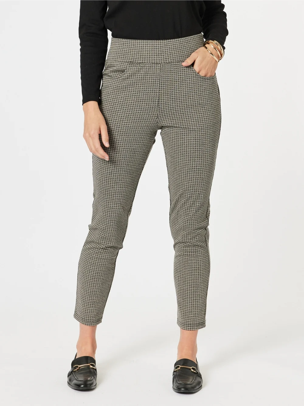 Ava Pant - Natural/Black