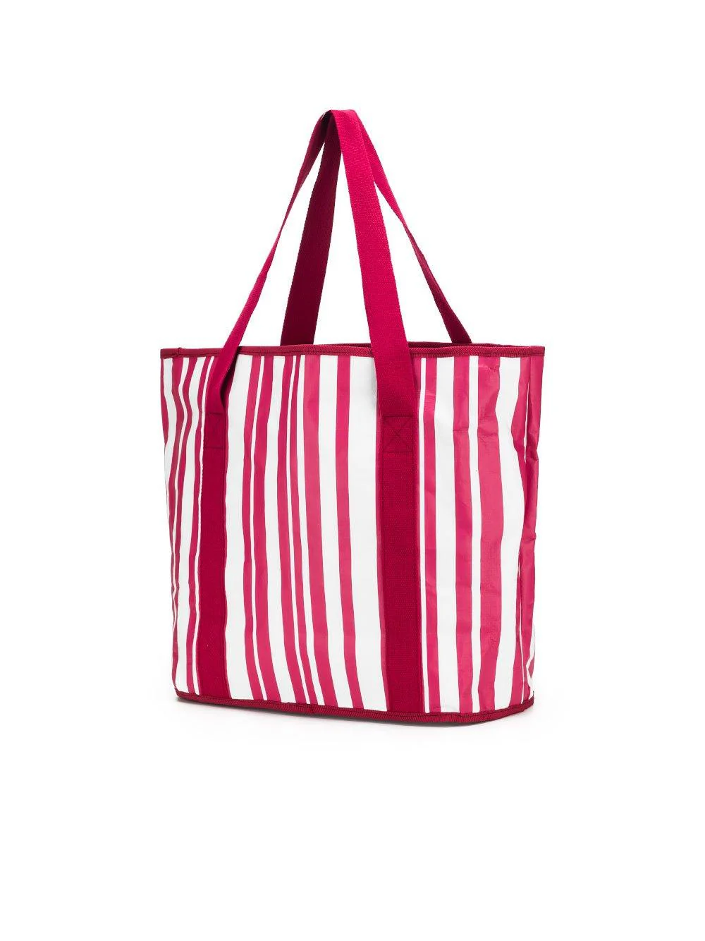 Sabbia Beach Bag Small - Pink Stripe