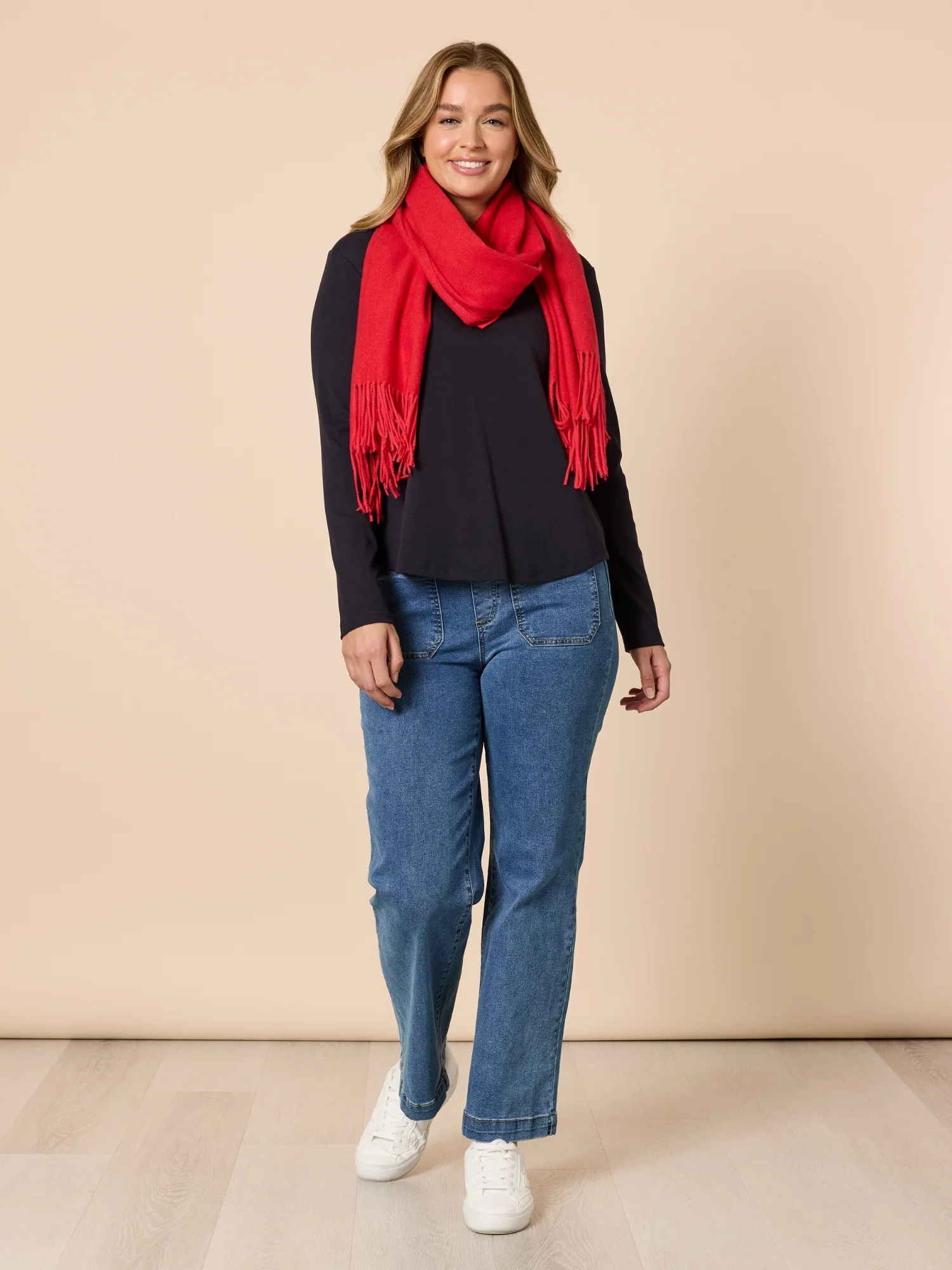 Cosy Scarf - Red