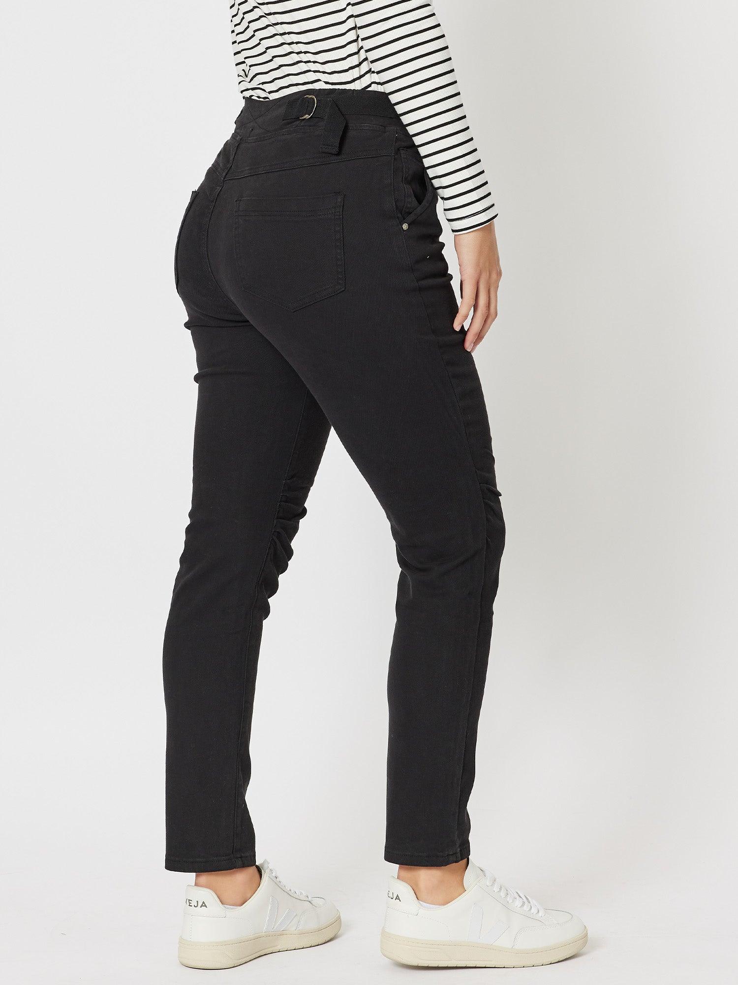 London Stretch Jogger Jean - Black
