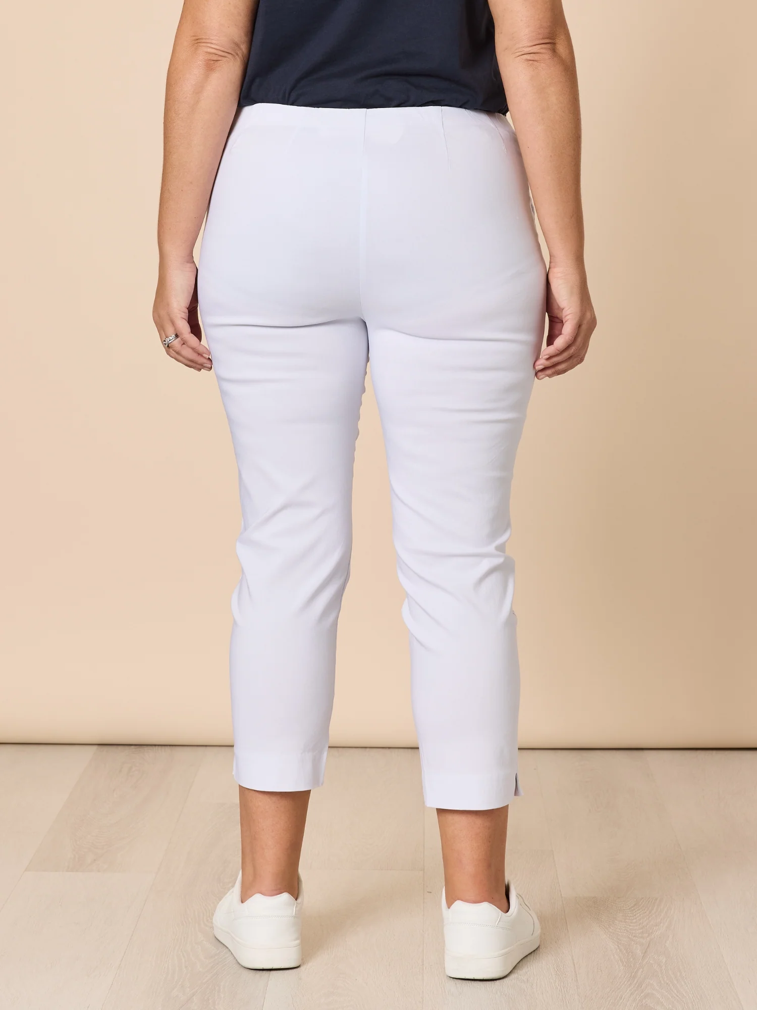 Zara Stretch Pant - White