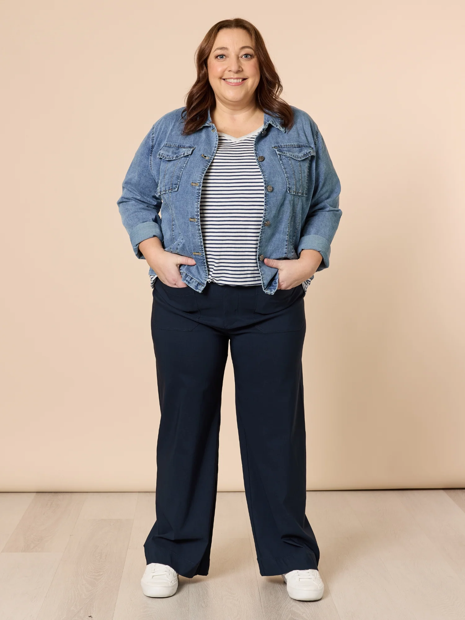 Retro Denim Jacket - Washed Denim