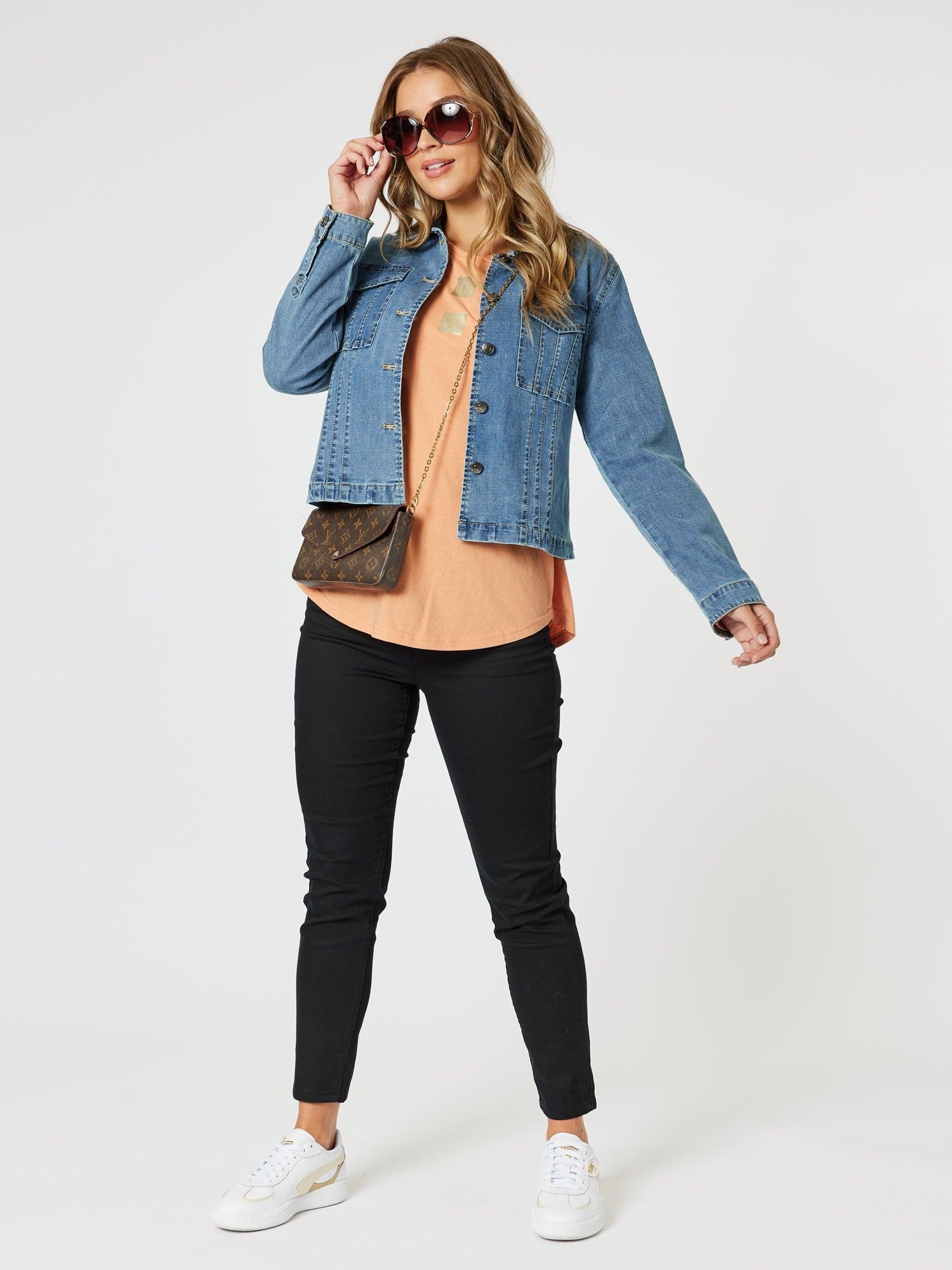 Be Square Long Sleeve Tee - Melon