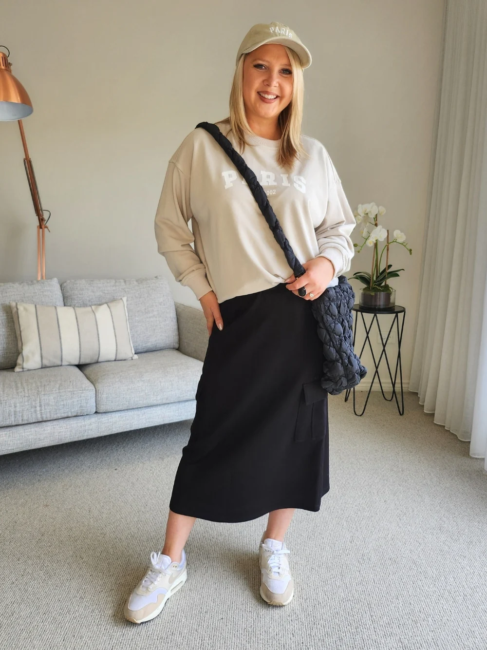 Urban Cargo Skirt - Black