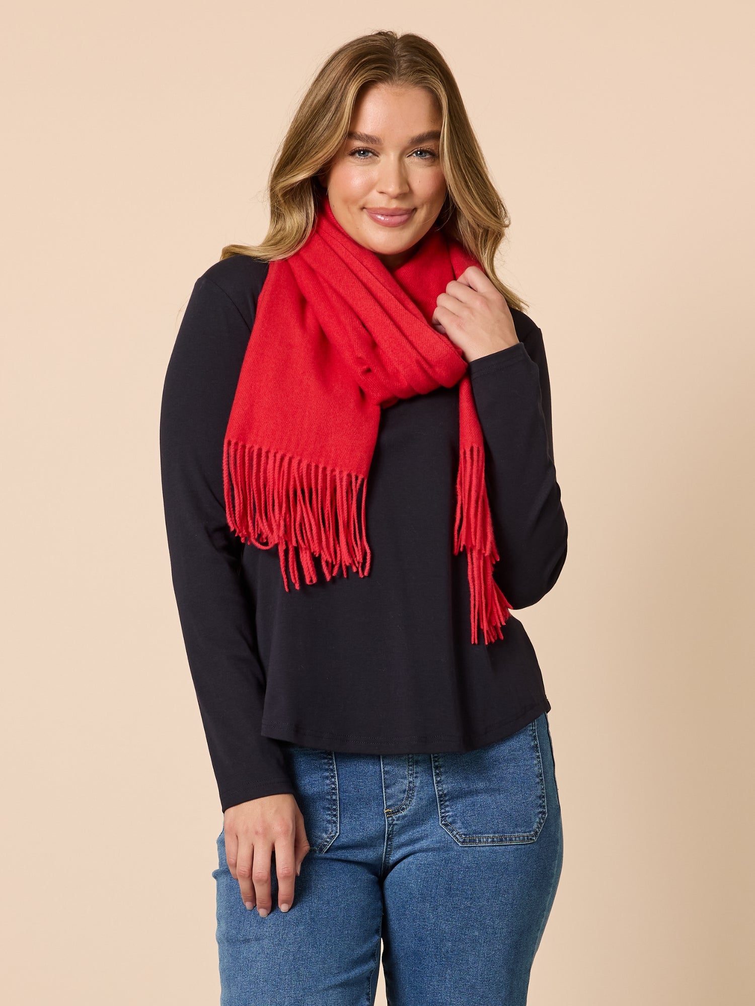 Cosy Scarf - Red