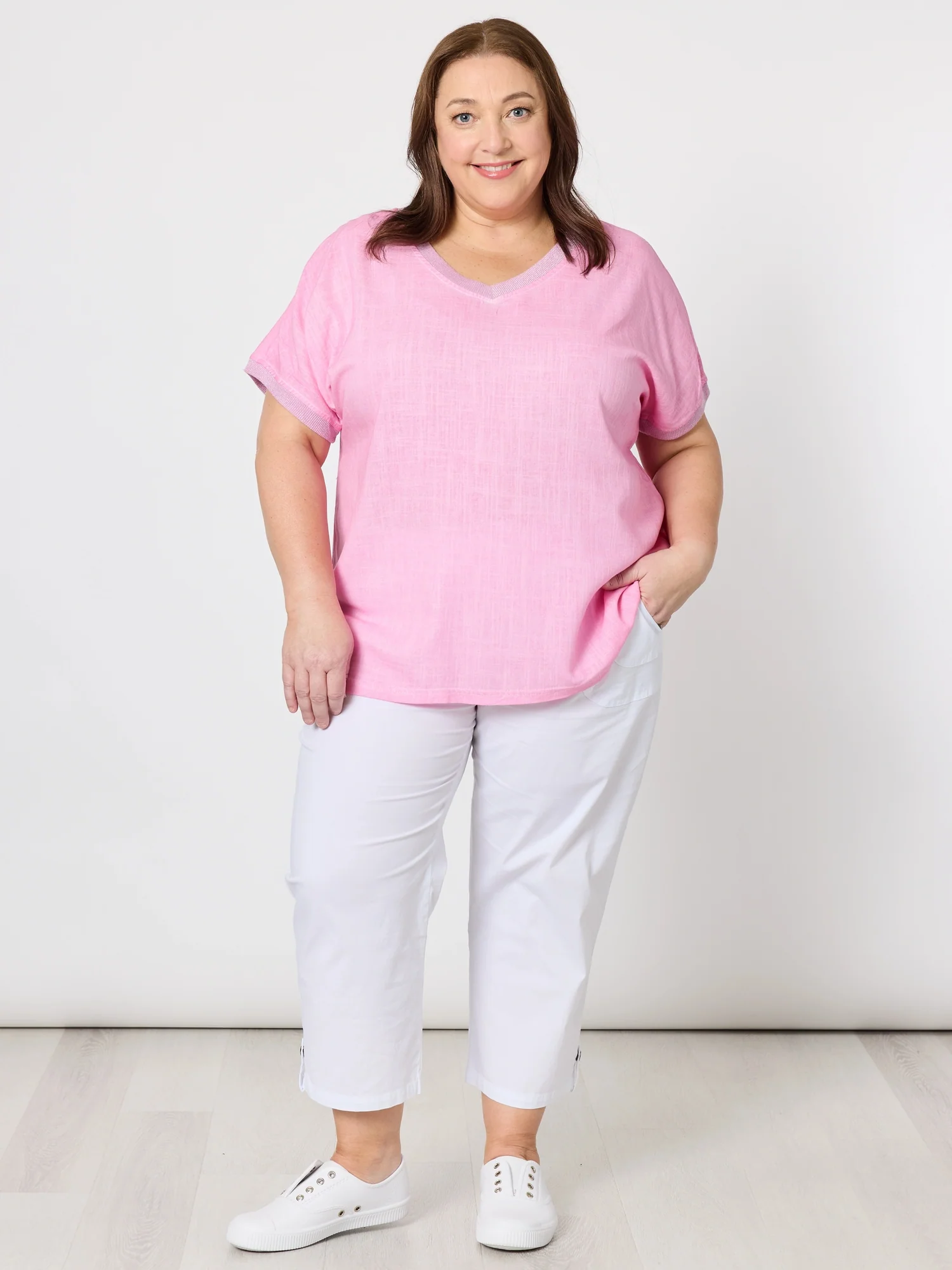 Sienna Top - Washed Pink