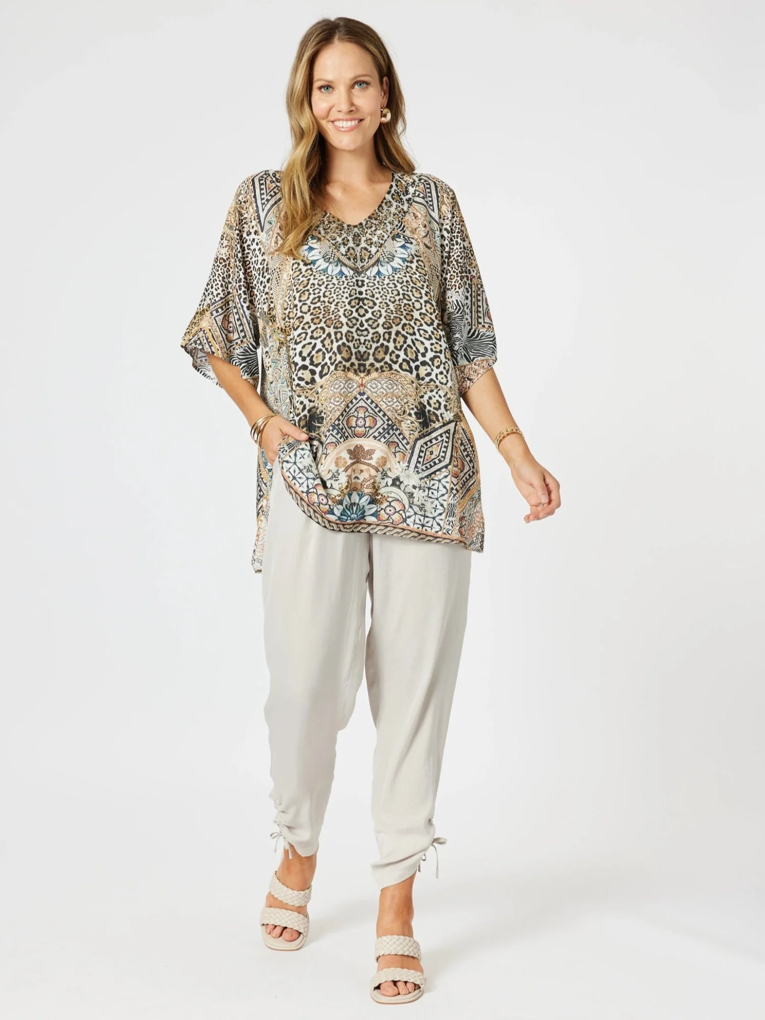 Emerson Animal Print Top - Animal