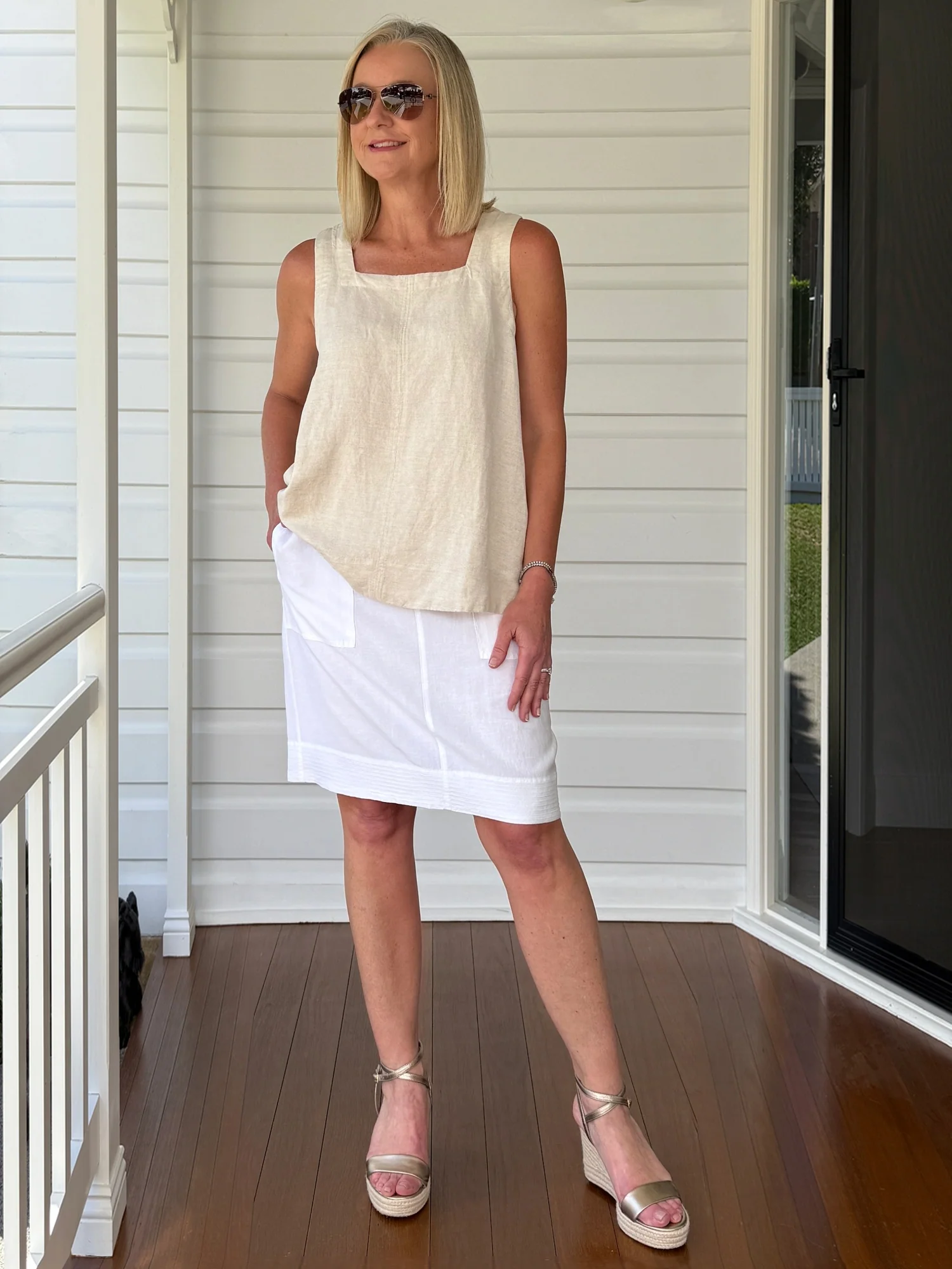 Miley Lino Cami - Natural