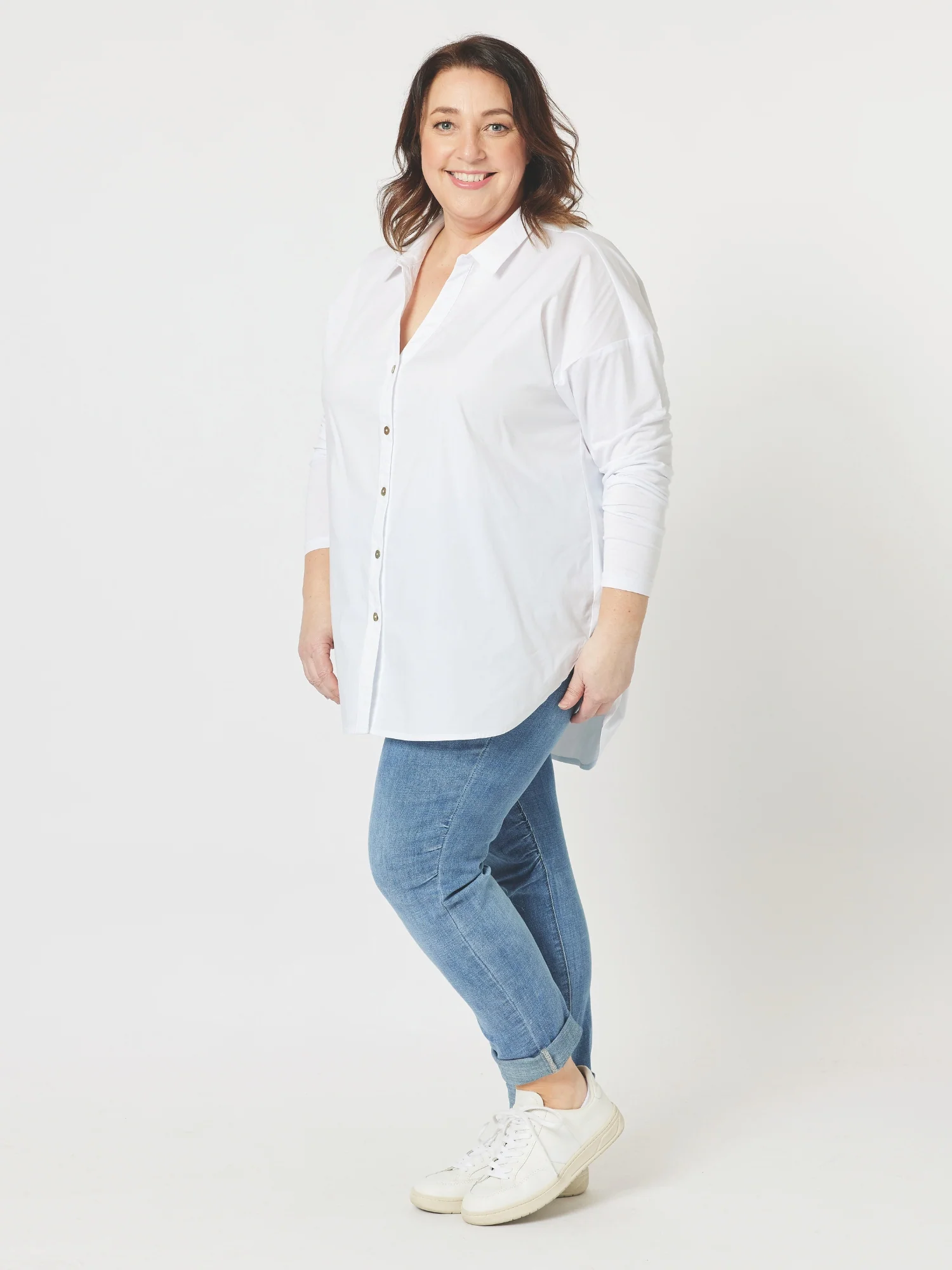 Marvel High Rise Stretch Jean - Denim