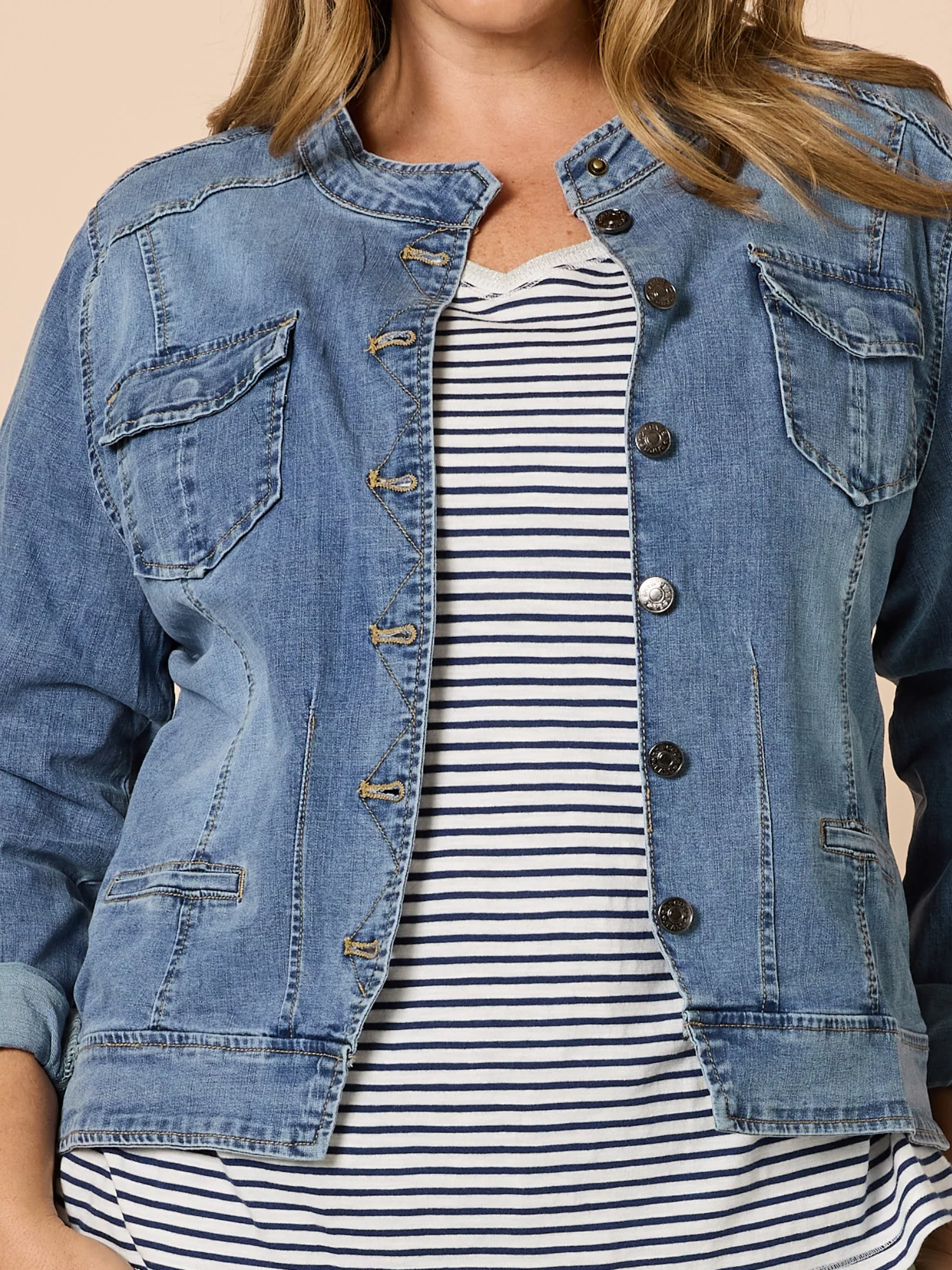 Maggie Denim Jacket - Denim