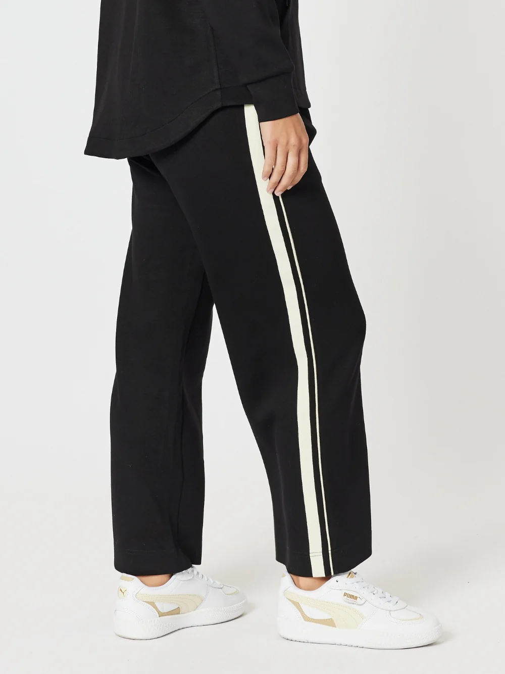 Urban Stripe Pant - Black