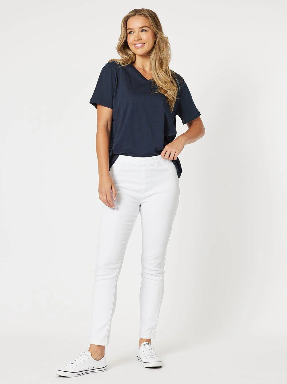 New Yorker Stretch Jean - White