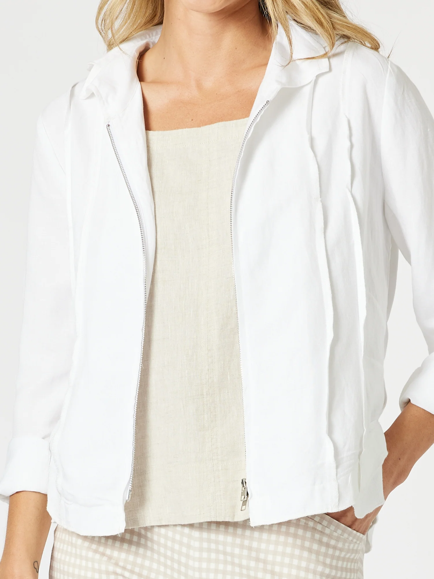 Lino Le Marais Jacket - White