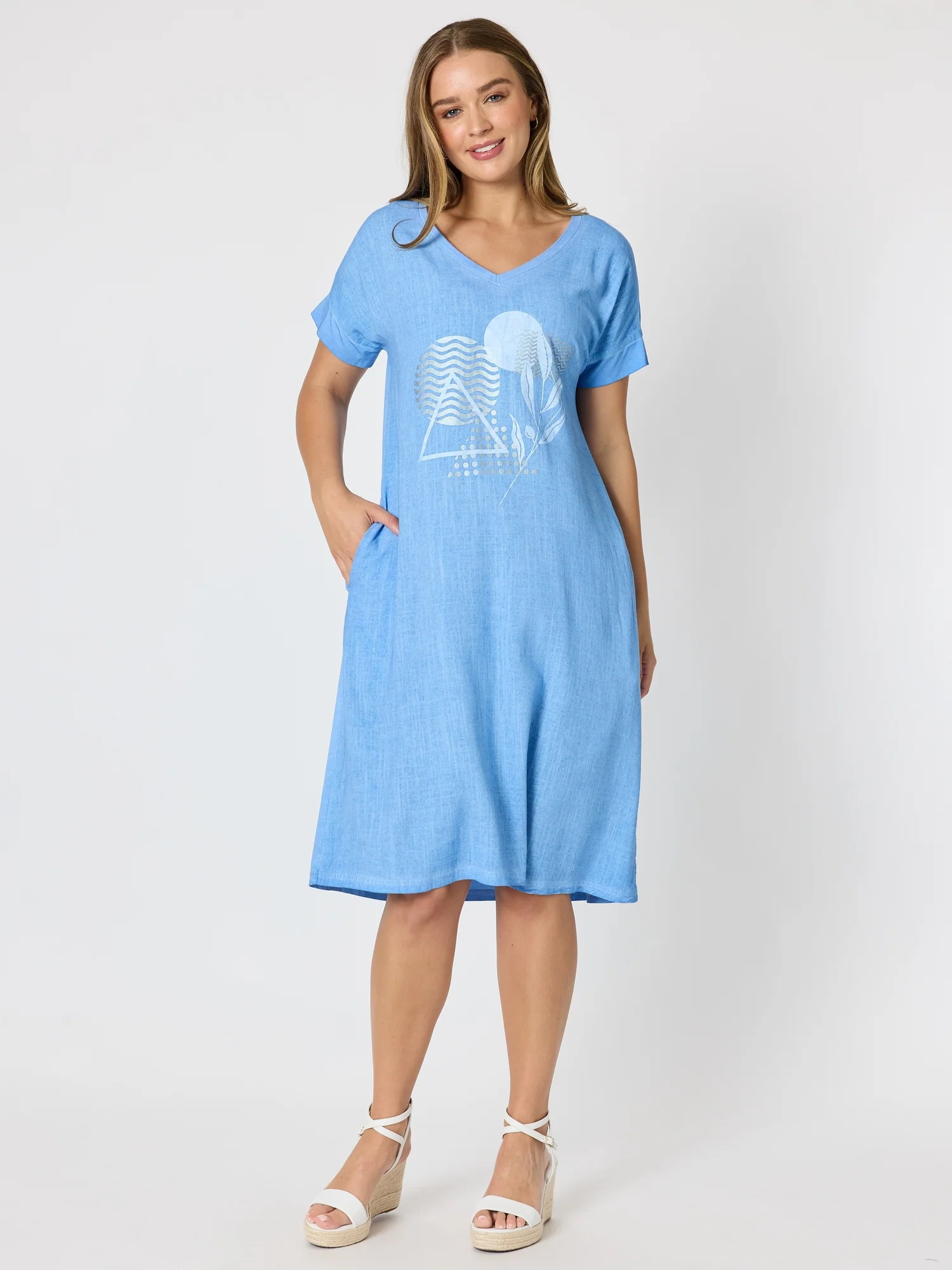 The Elements Dress - Blue