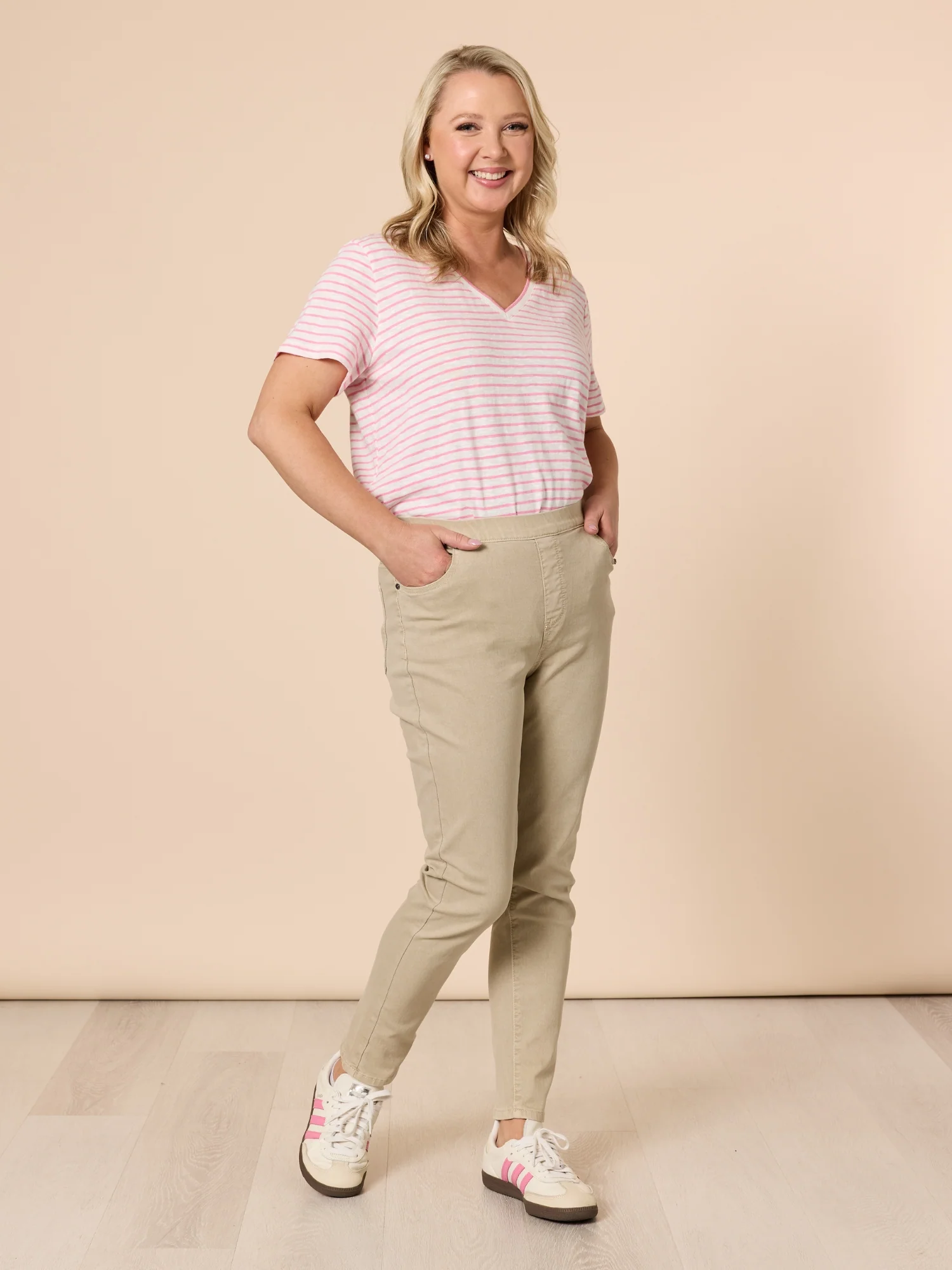 Chicago Slim Leg Jean - Natural