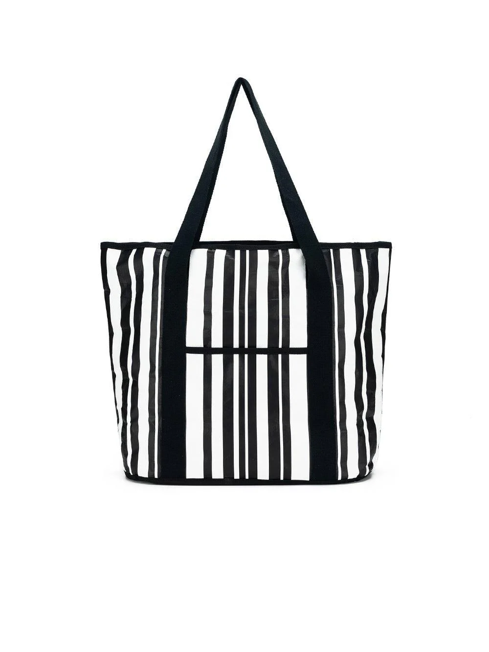 Sabbia Beach Bag Small - Black Stripe