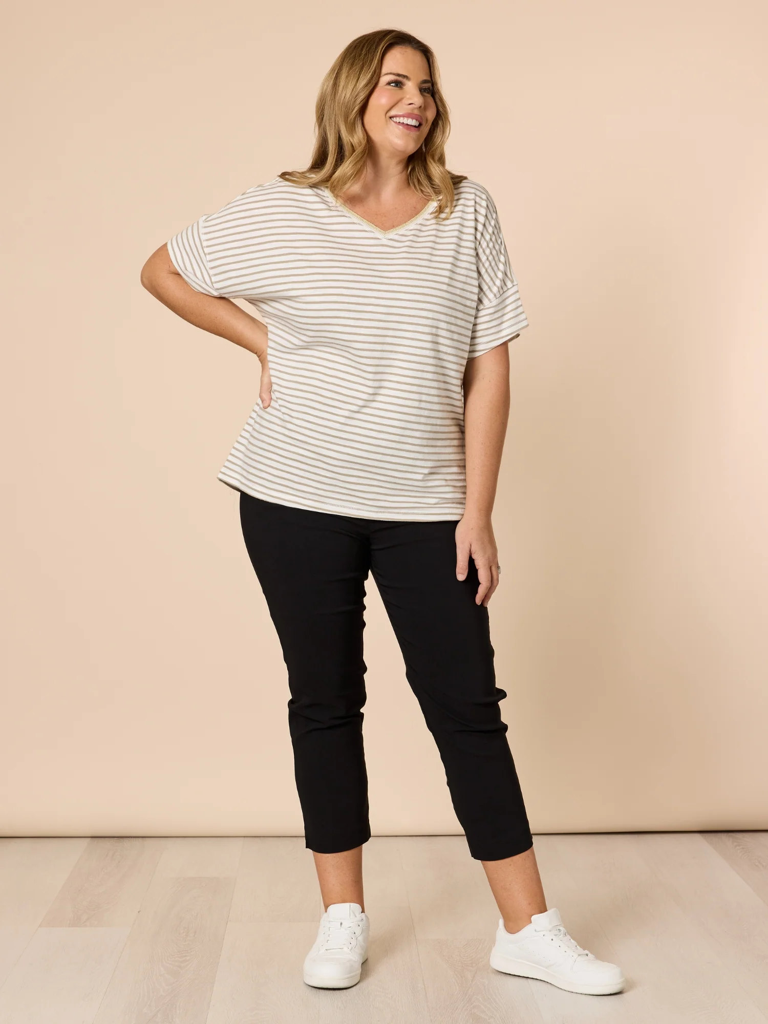 Zara Stretch Pant - Black