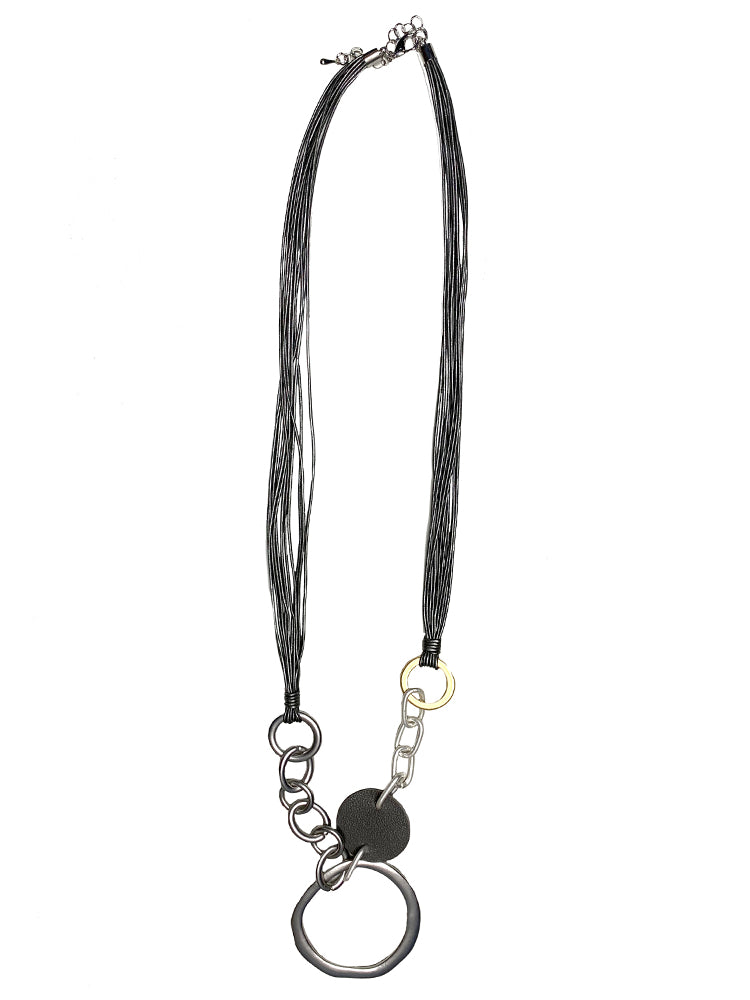 Necklace Silver Circle - Silver