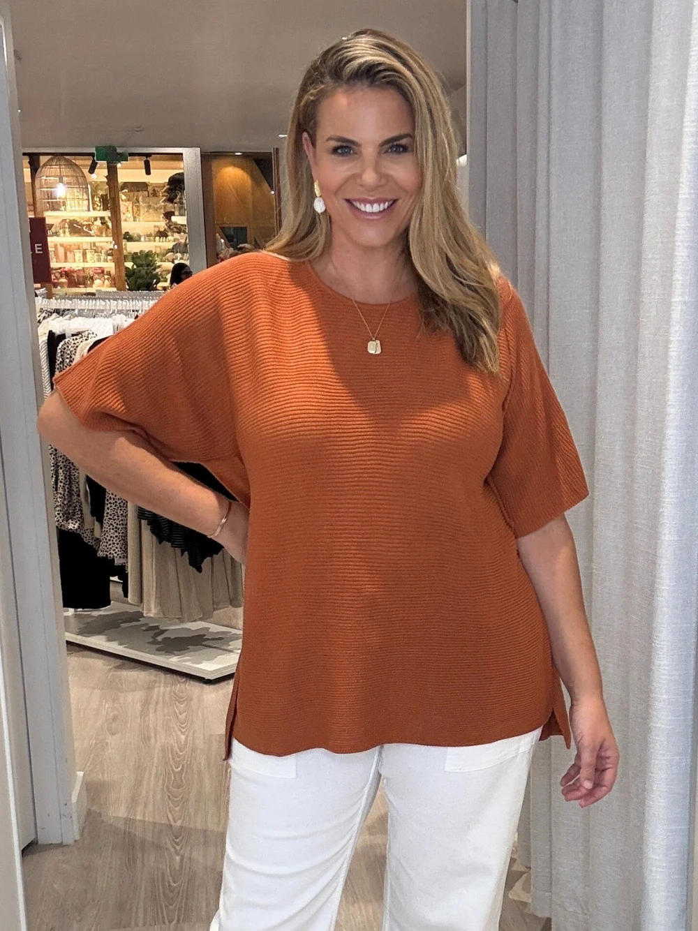 Relax Rib Knit - Spice