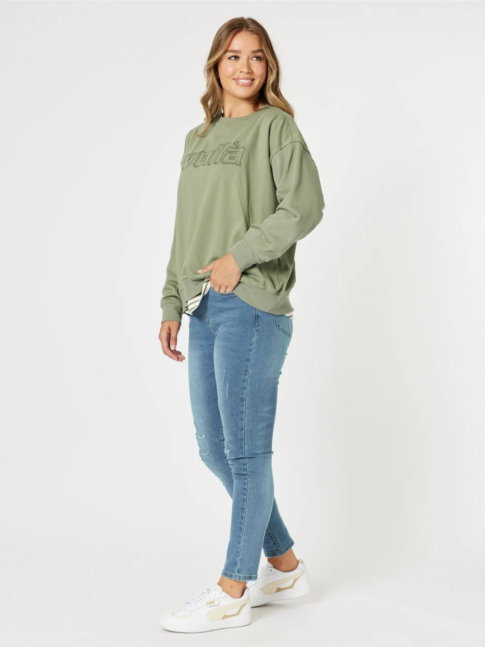 Voila Sweatshirt - Khaki