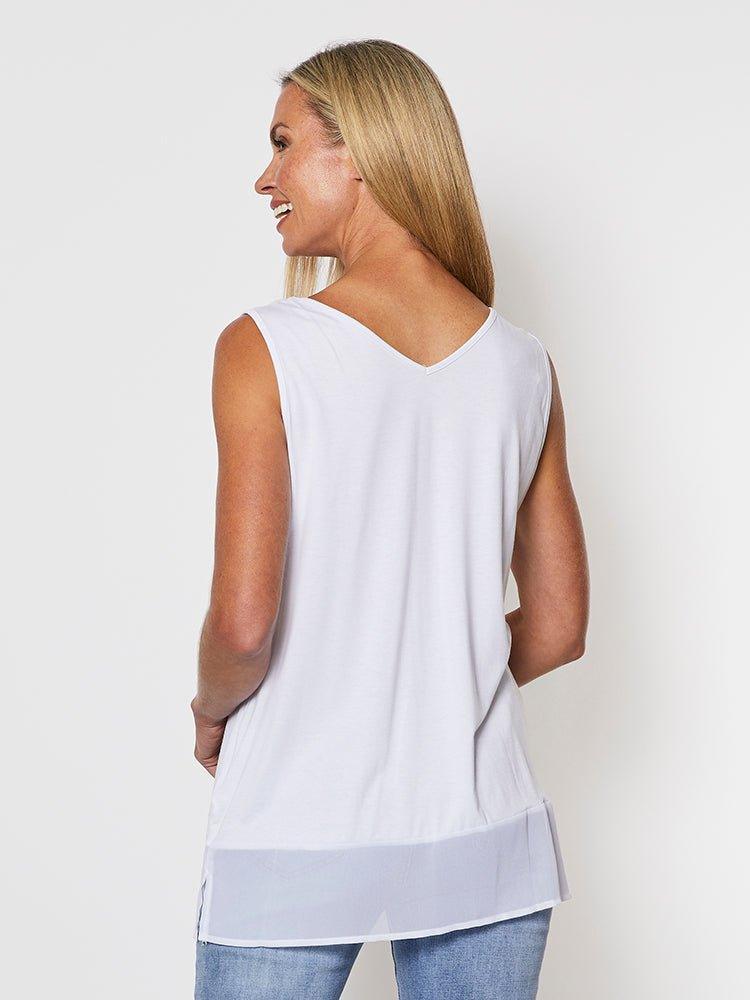 Reversible Tank Top - White