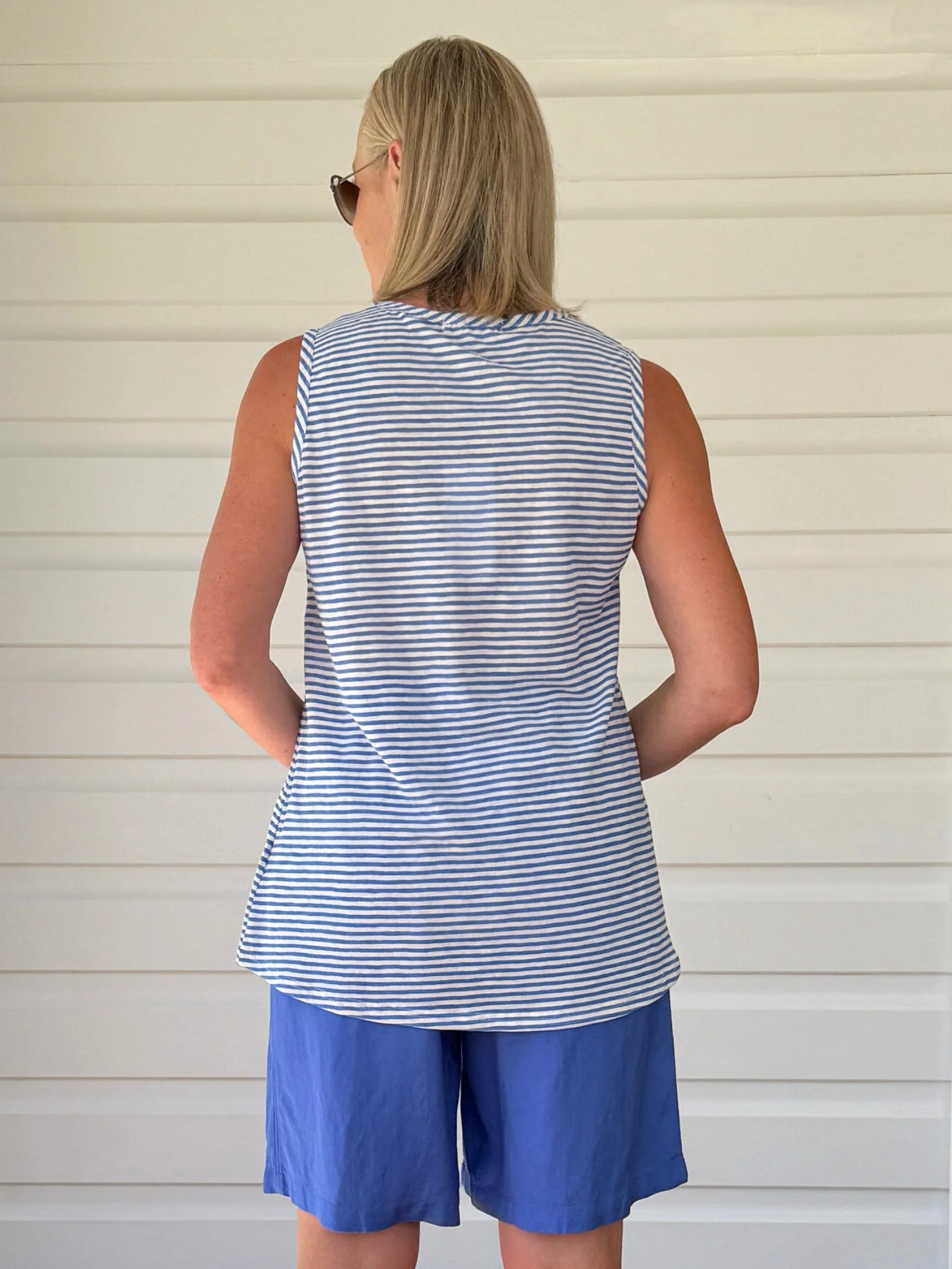 Stripe Cami - Blue