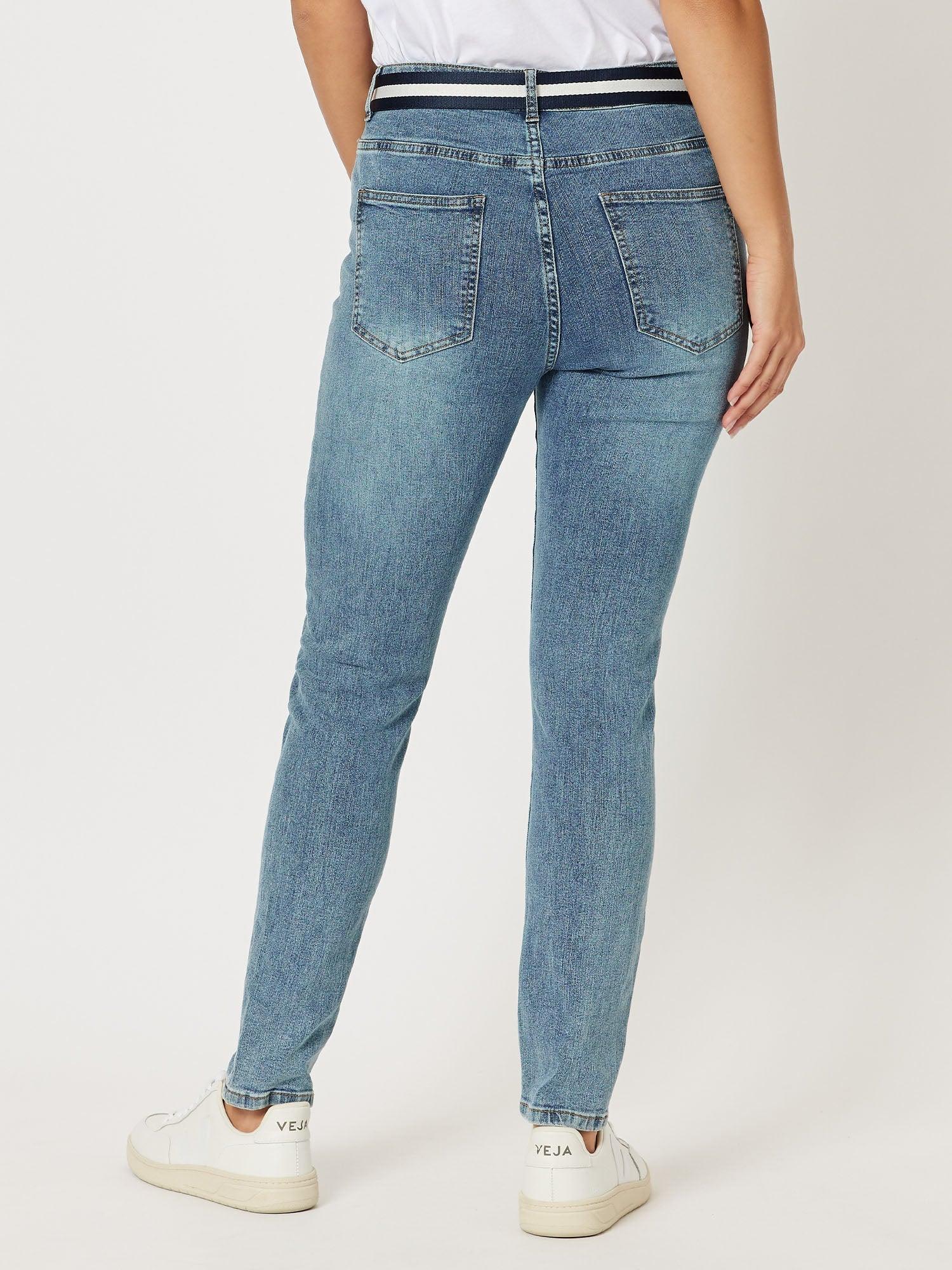 Sophie High Rise Slim Leg Jean - Denim