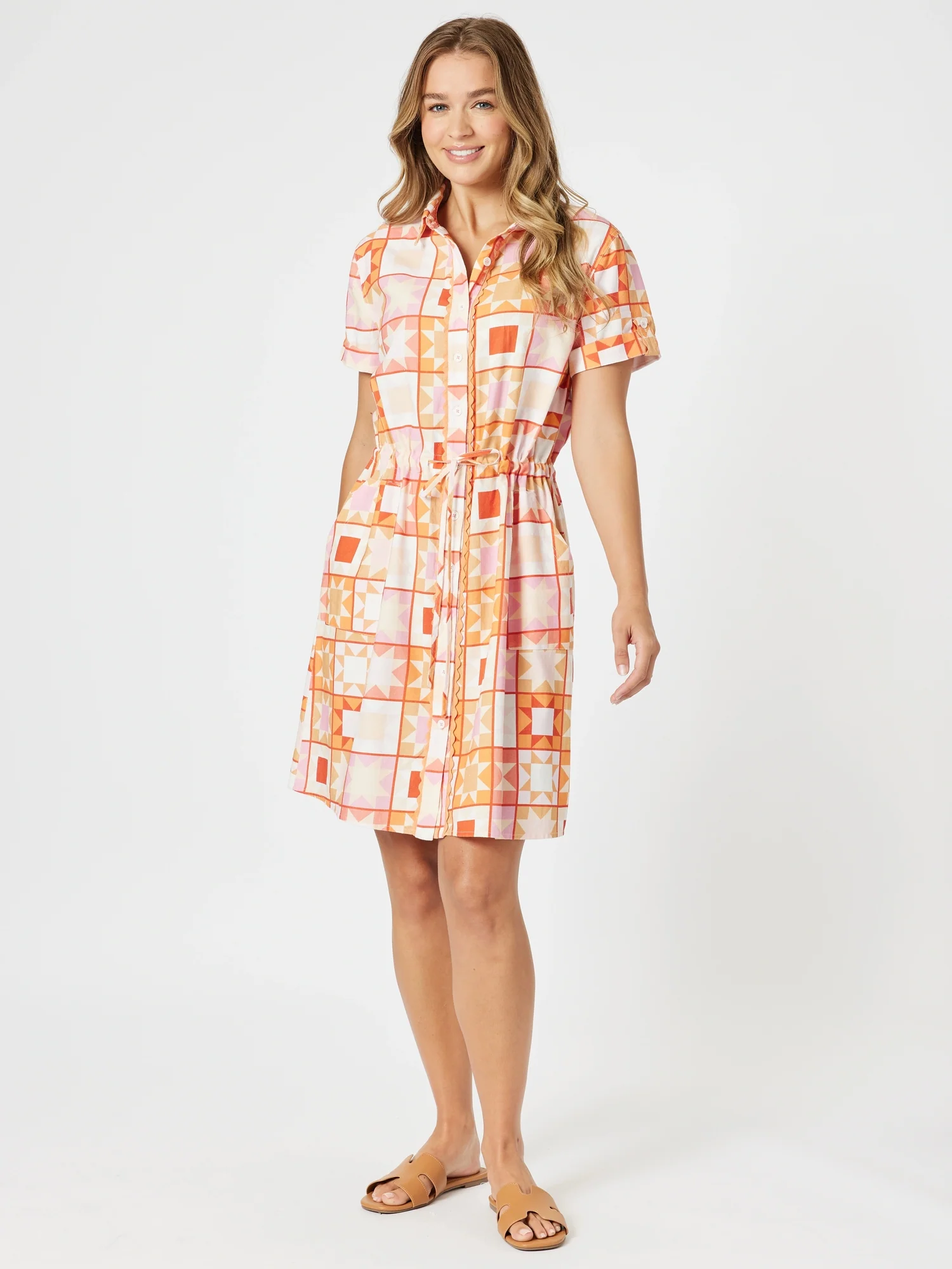 Corfu Print Dress - Mango Multi