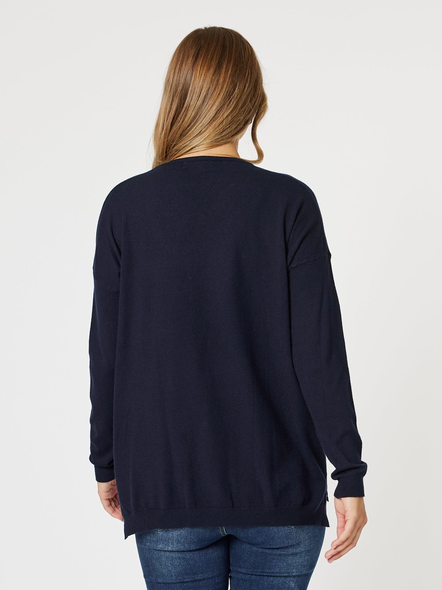 C'est La Vie Knit - Navy