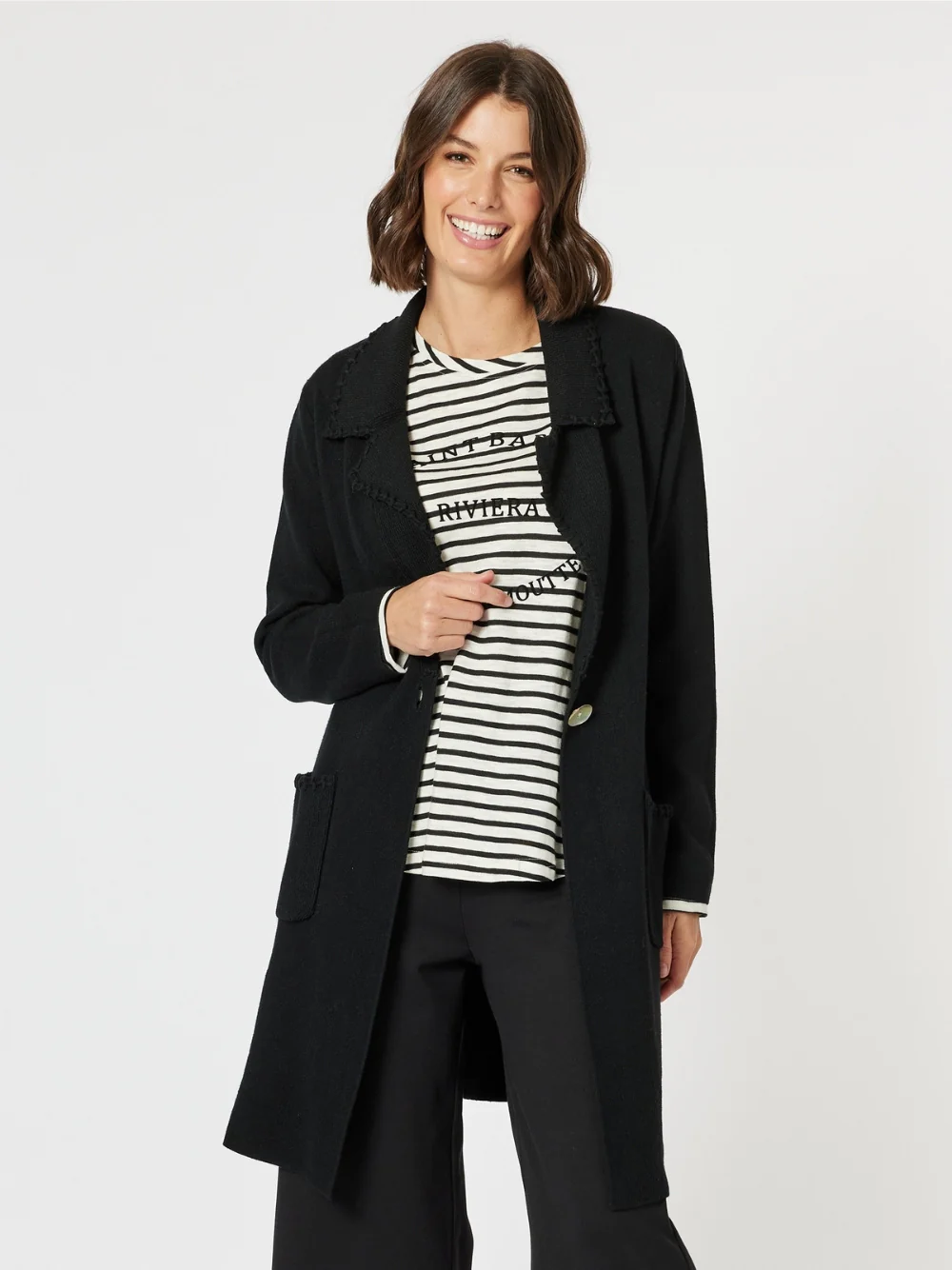 Cosy Coatigan - Black