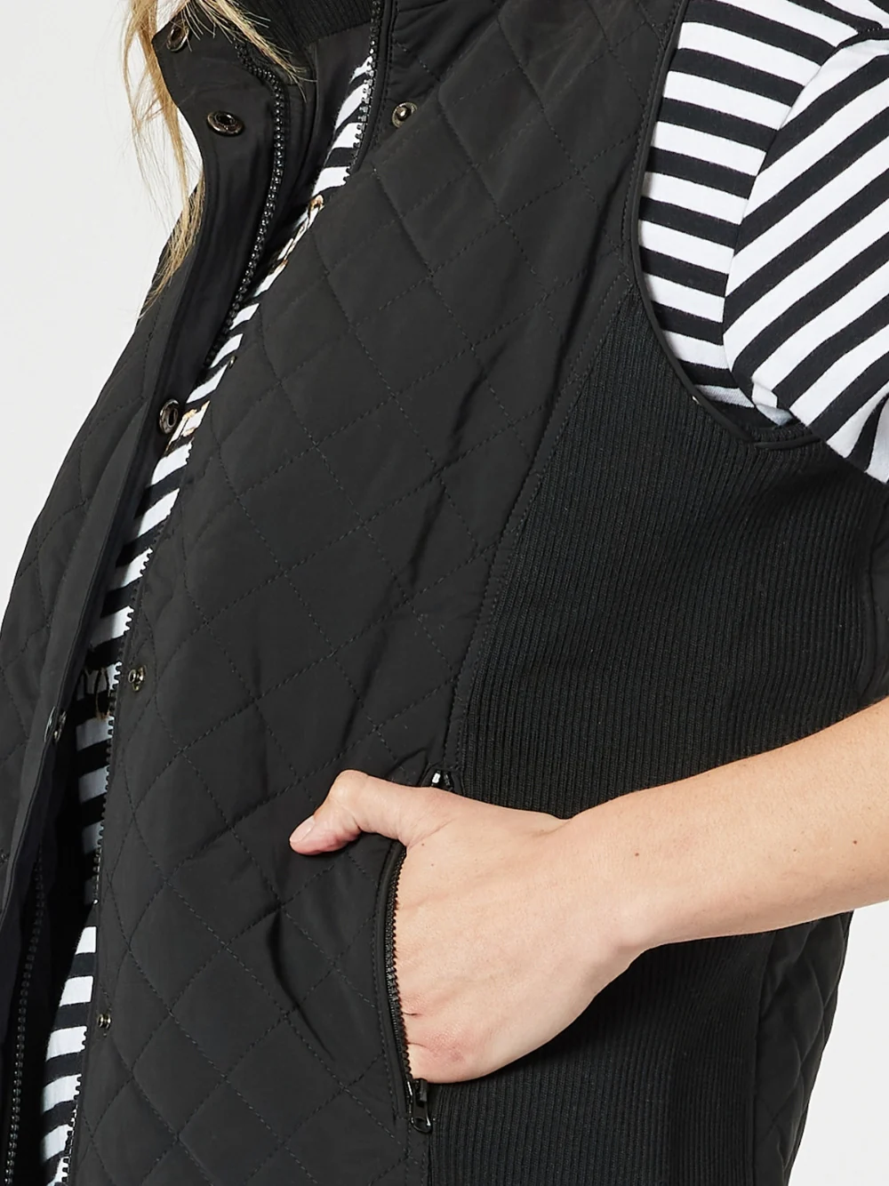 Brighton Puffer Vest - Black