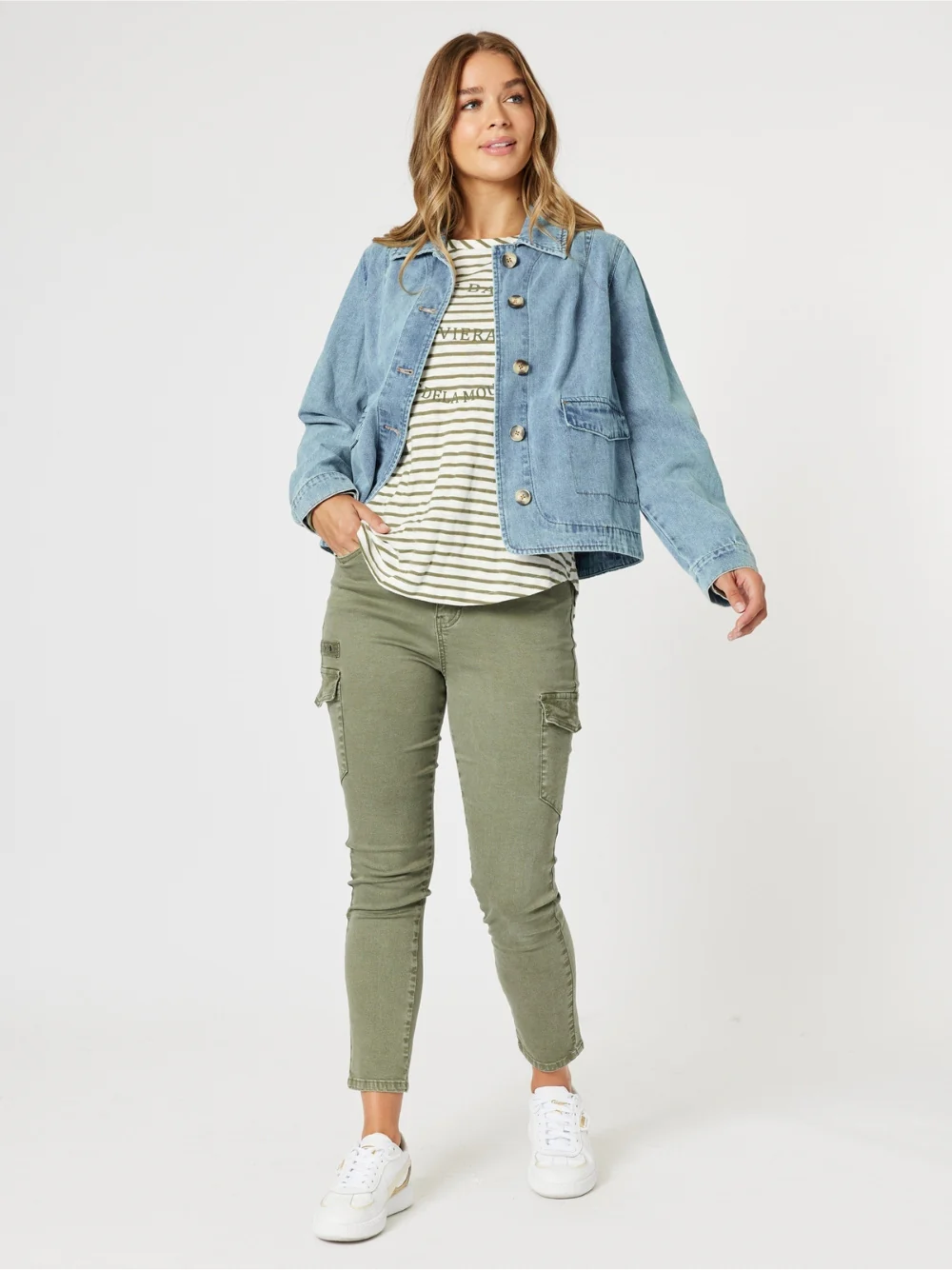 Boyfriend Denim Jacket - Washed Denim