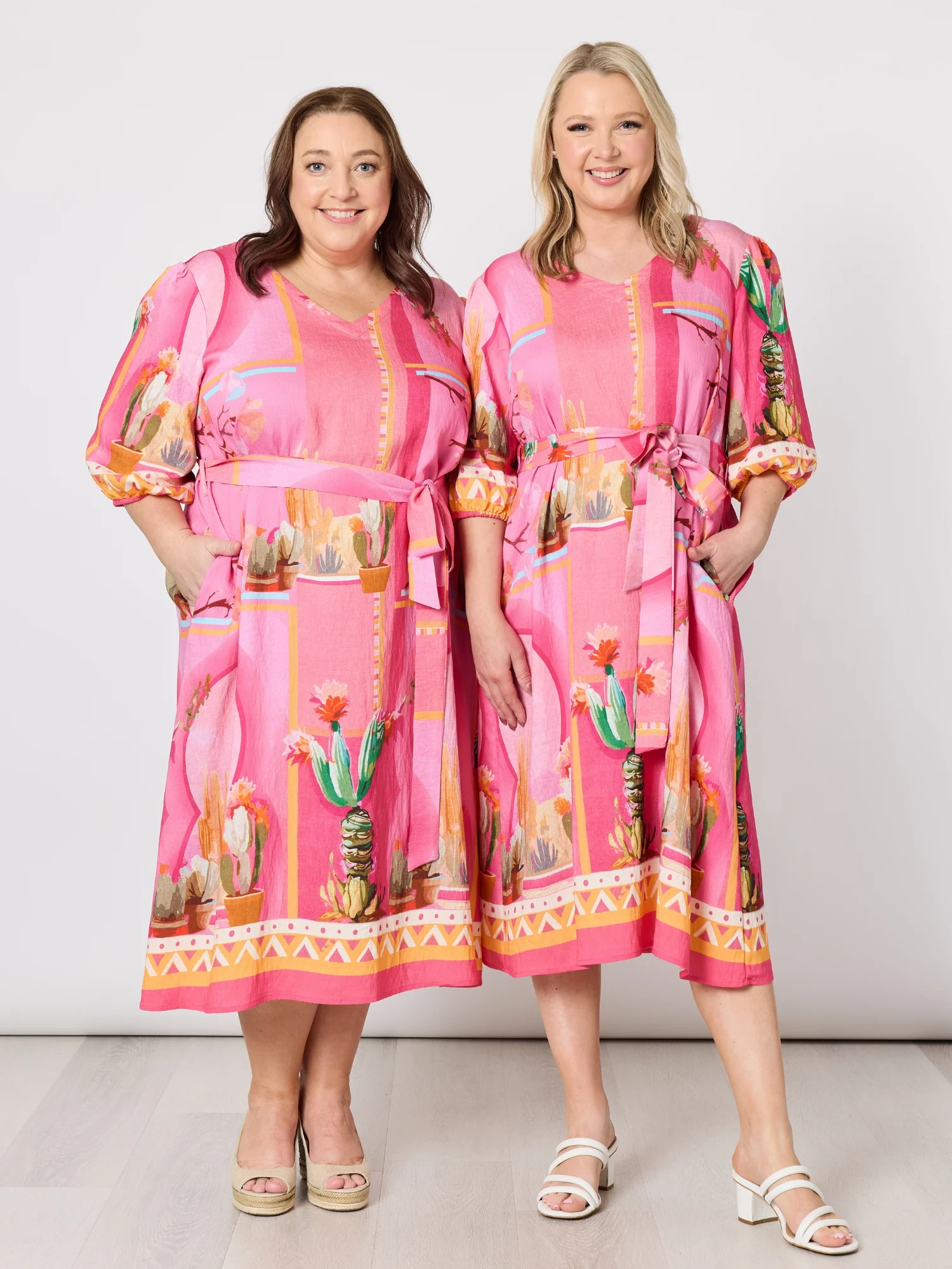 The Tulum Print Dress - Pink/Multi