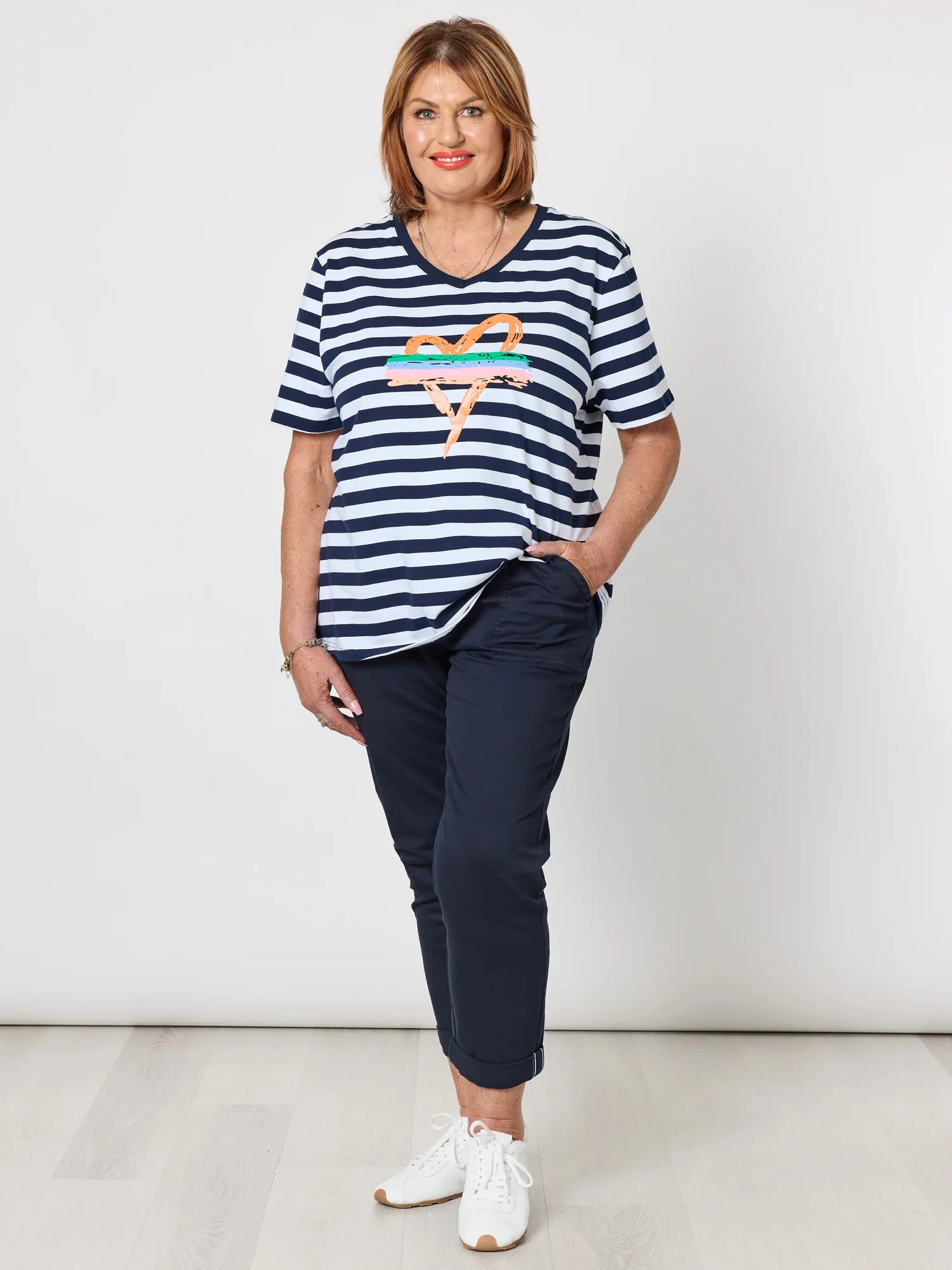 New Isabella Pant - Navy