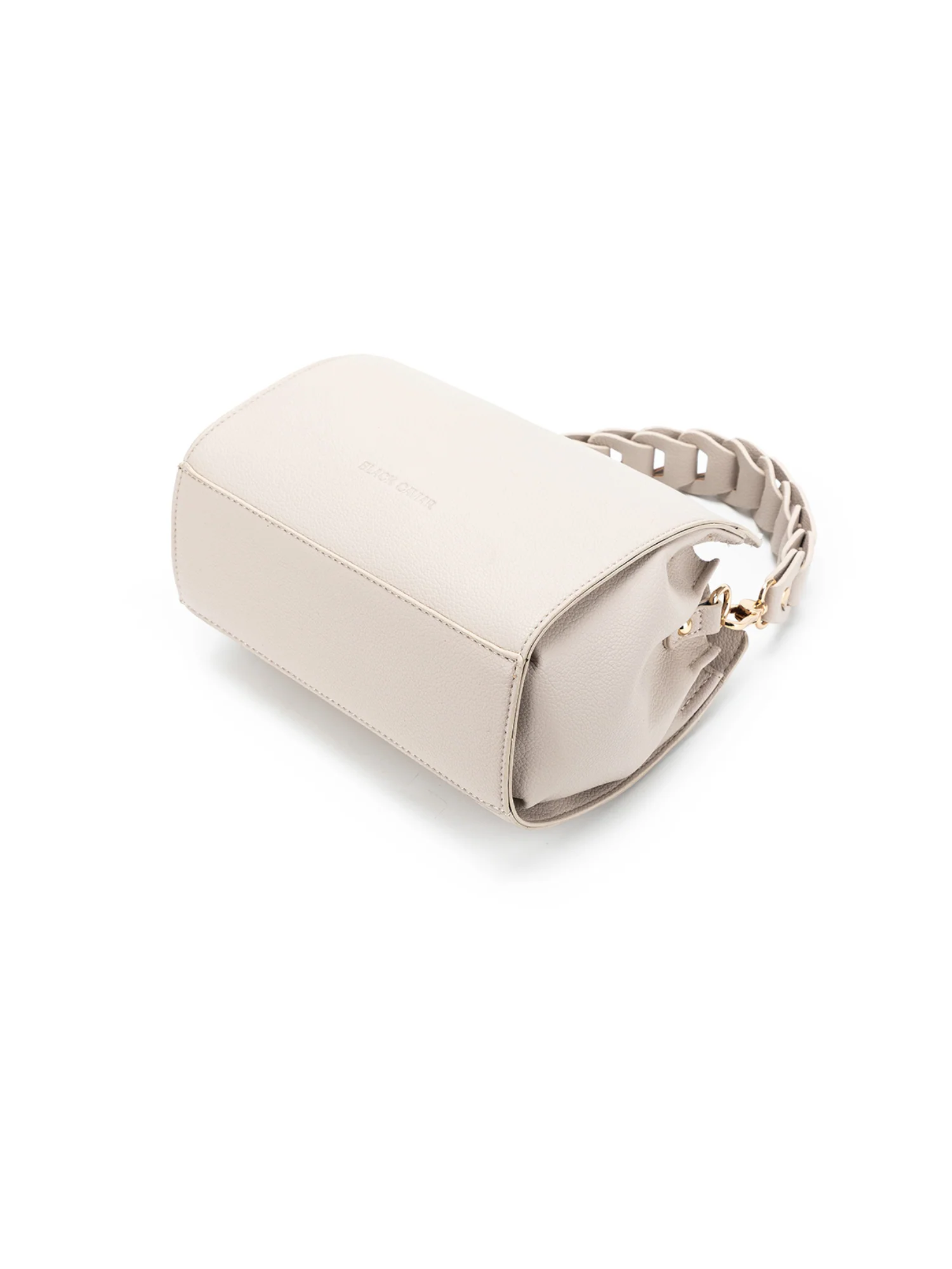 Lua Plait 3 Compartment Handbag - Oatmeal