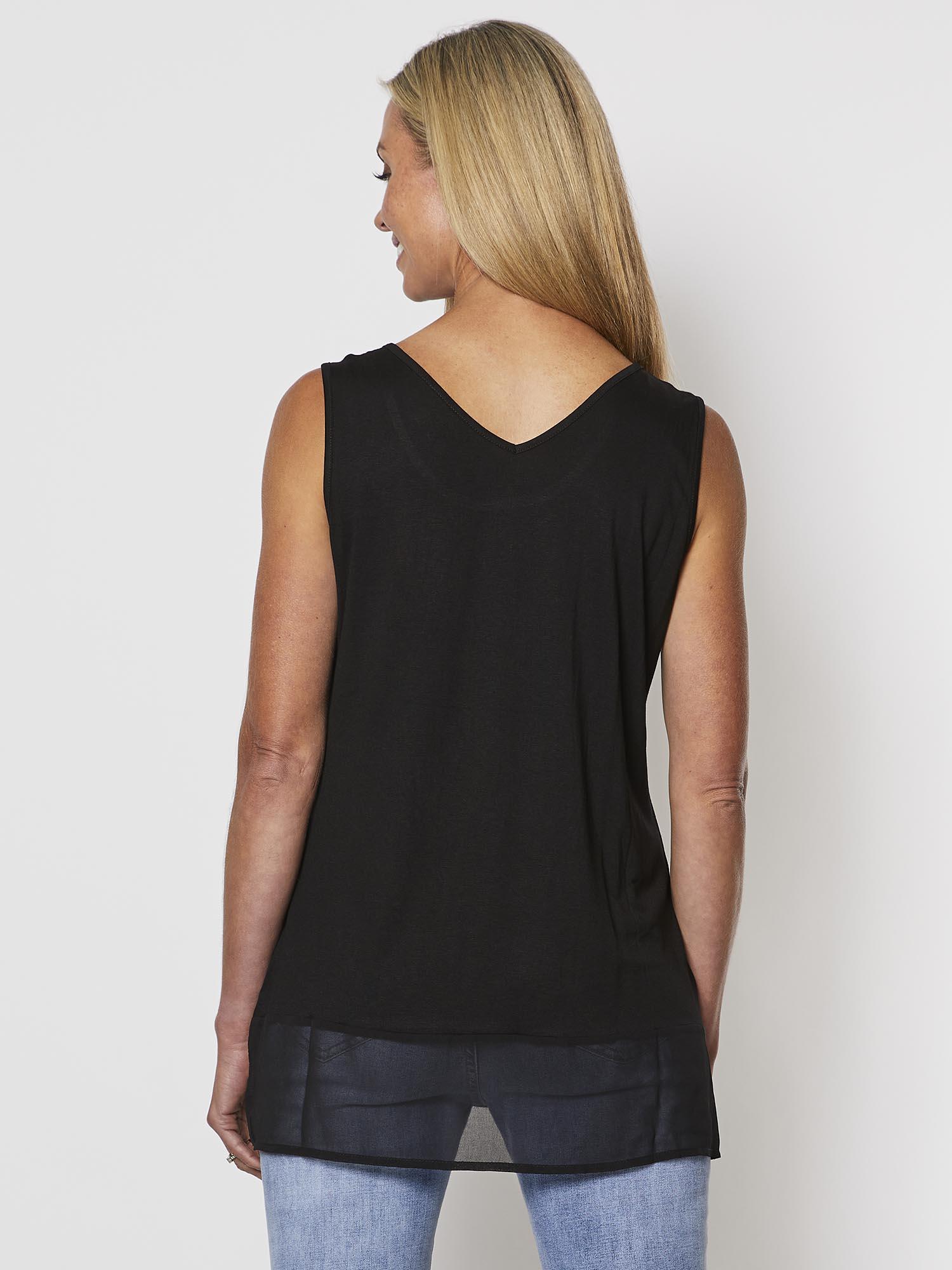 Reversible Tank Top - Black