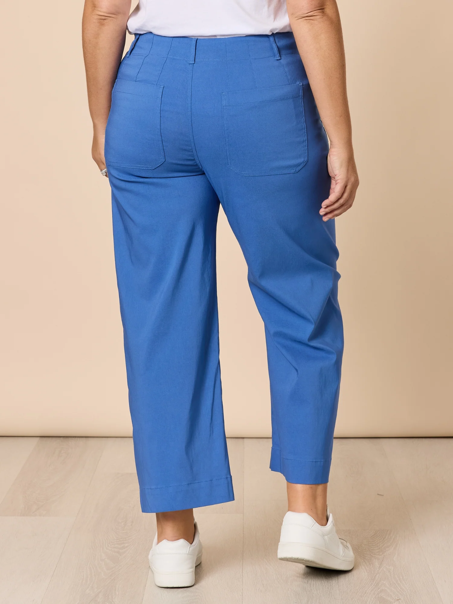 Marine Wide Leg Pant - Blue