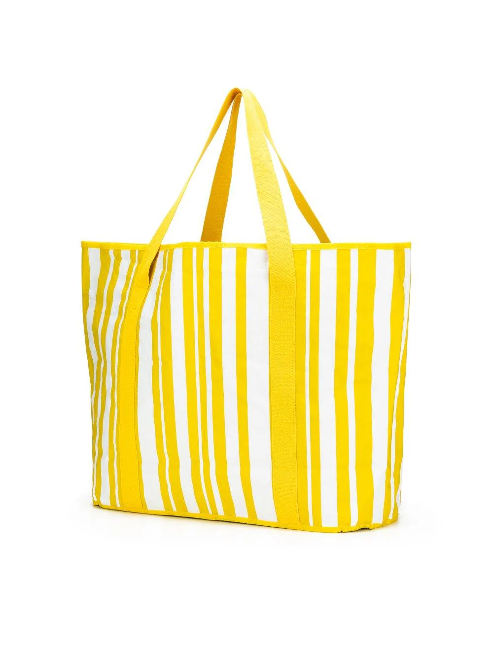 Sabbia Beach Bag Large - Yellow Stripe