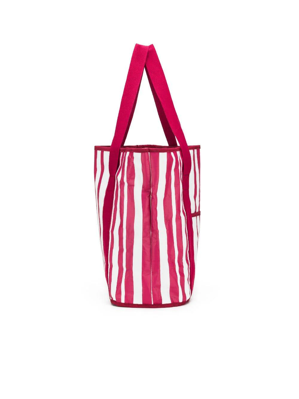 Sabbia Beach Bag Small - Pink Stripe