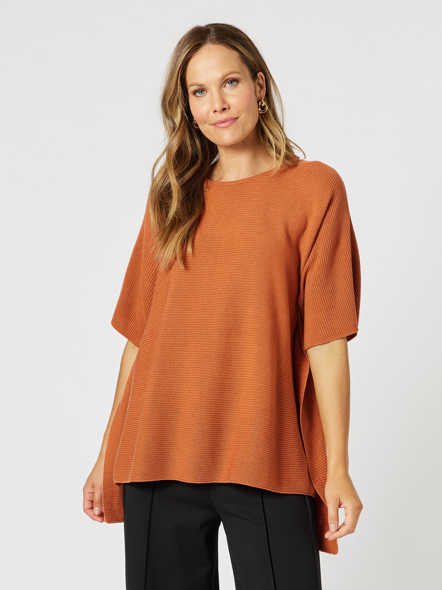 Relax Rib Knit - Spice