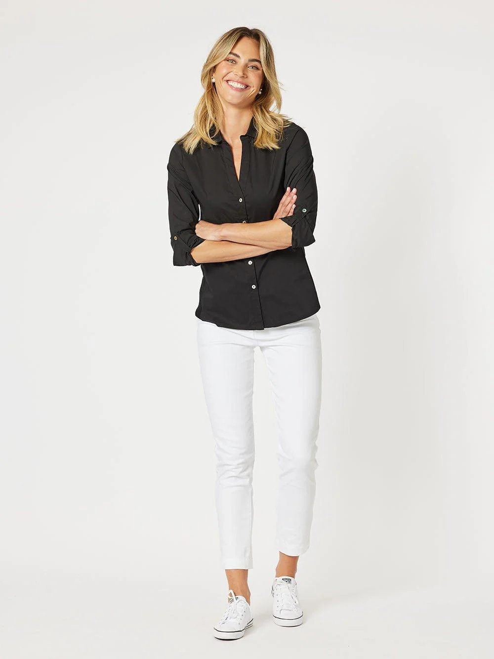 Miracle High Rise Jean - White