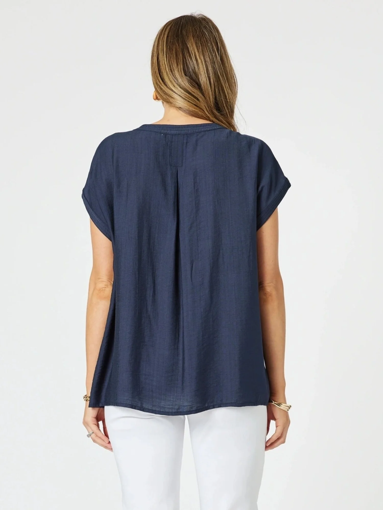 Cleo Top - Navy