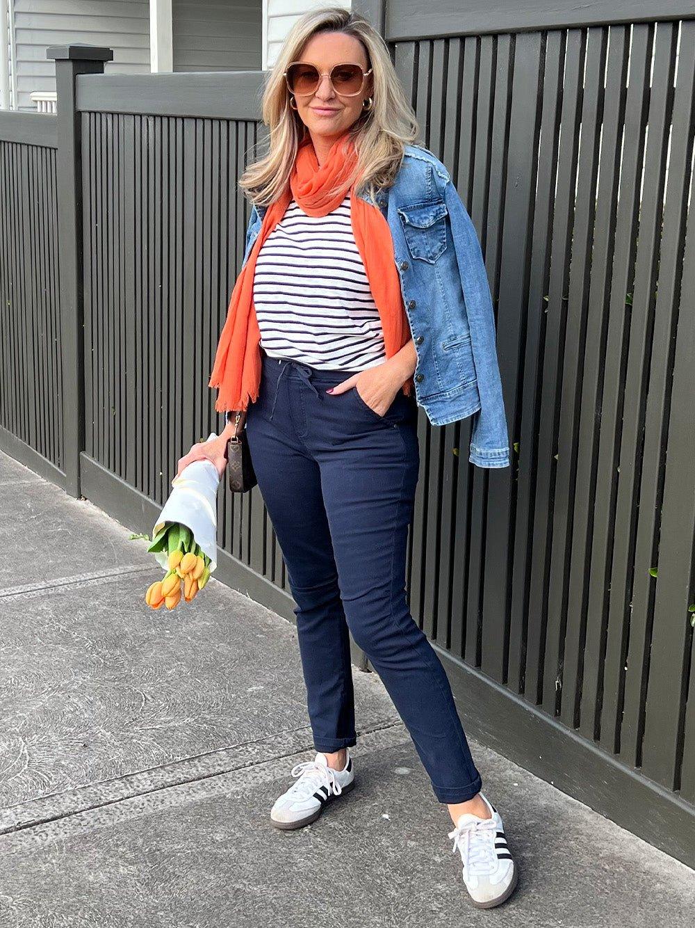 London Stretch Jogger Jean - Navy