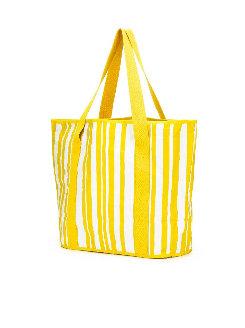 Sabbia Beach Bag Small - Yellow Stripe